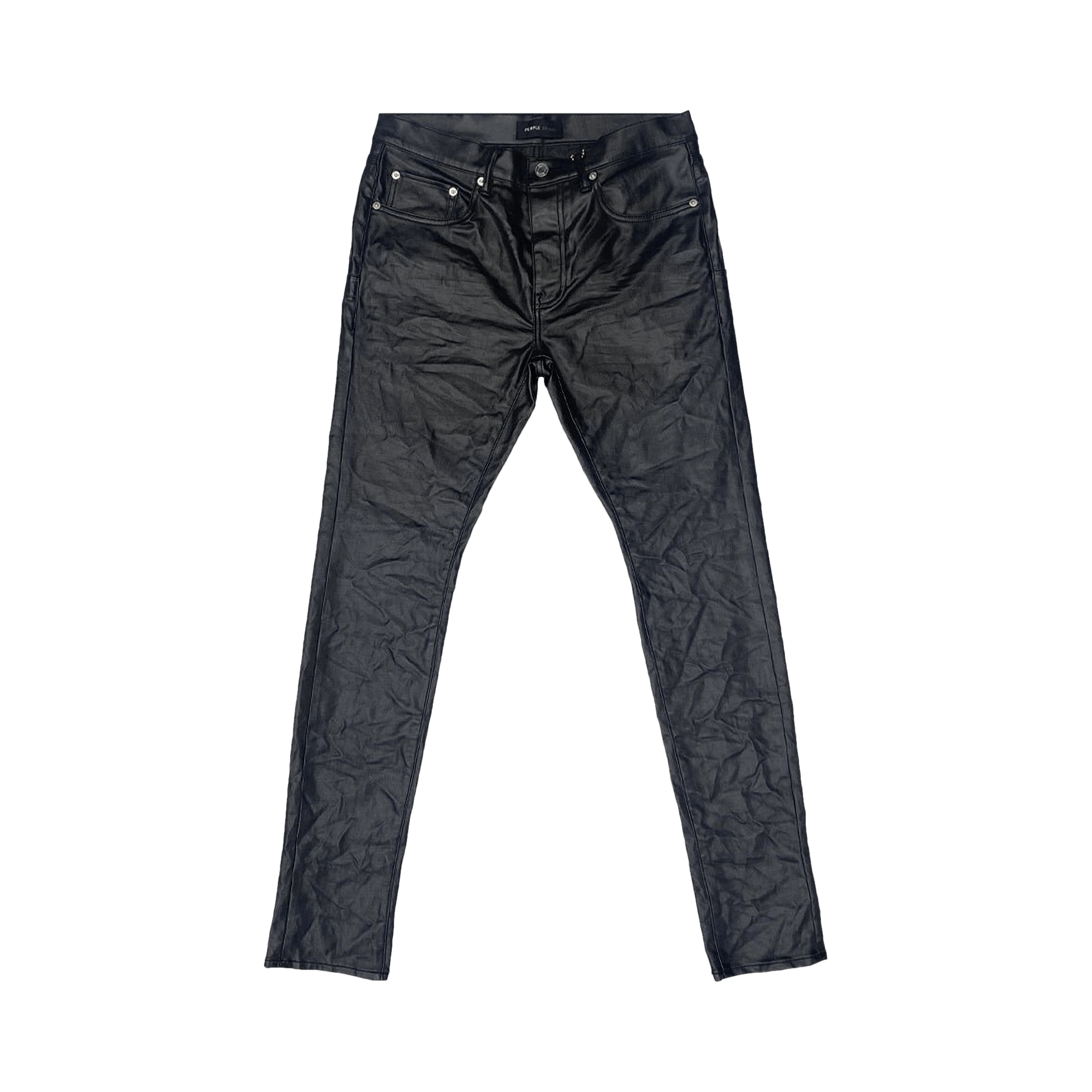 PURPLE BRAND Patent Film Denim 'Black'