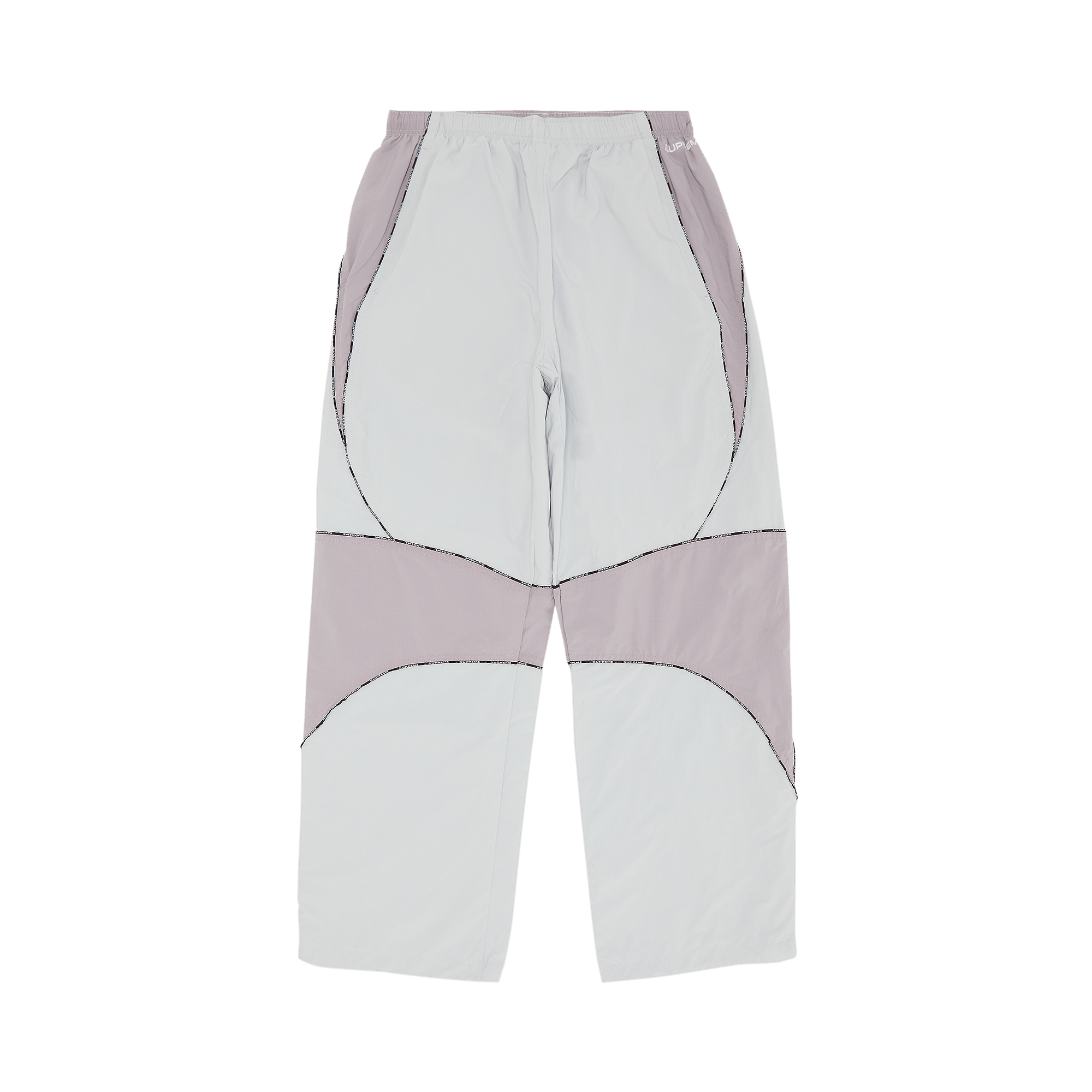 Supreme Logo Piping Track Pant 'Grey'
