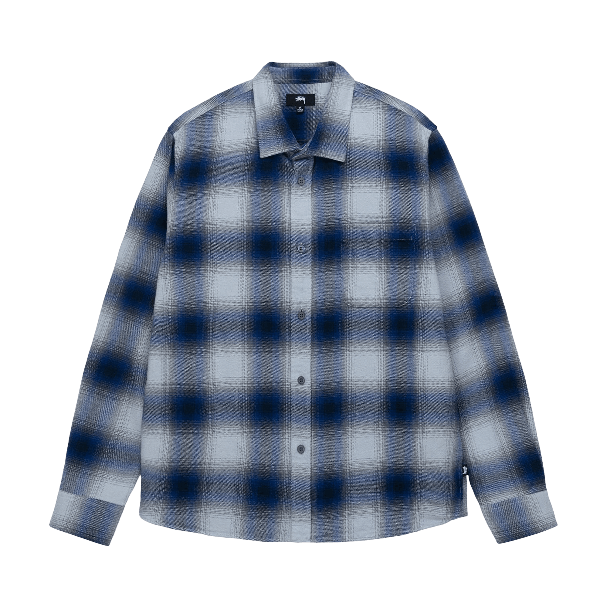 Stussy Bay Plaid Shirt 'Navy'