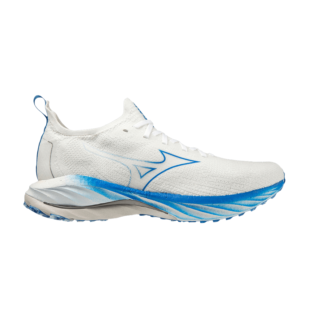 Mizuno Wave Neo Wind 'Undyed White Peace Blue'