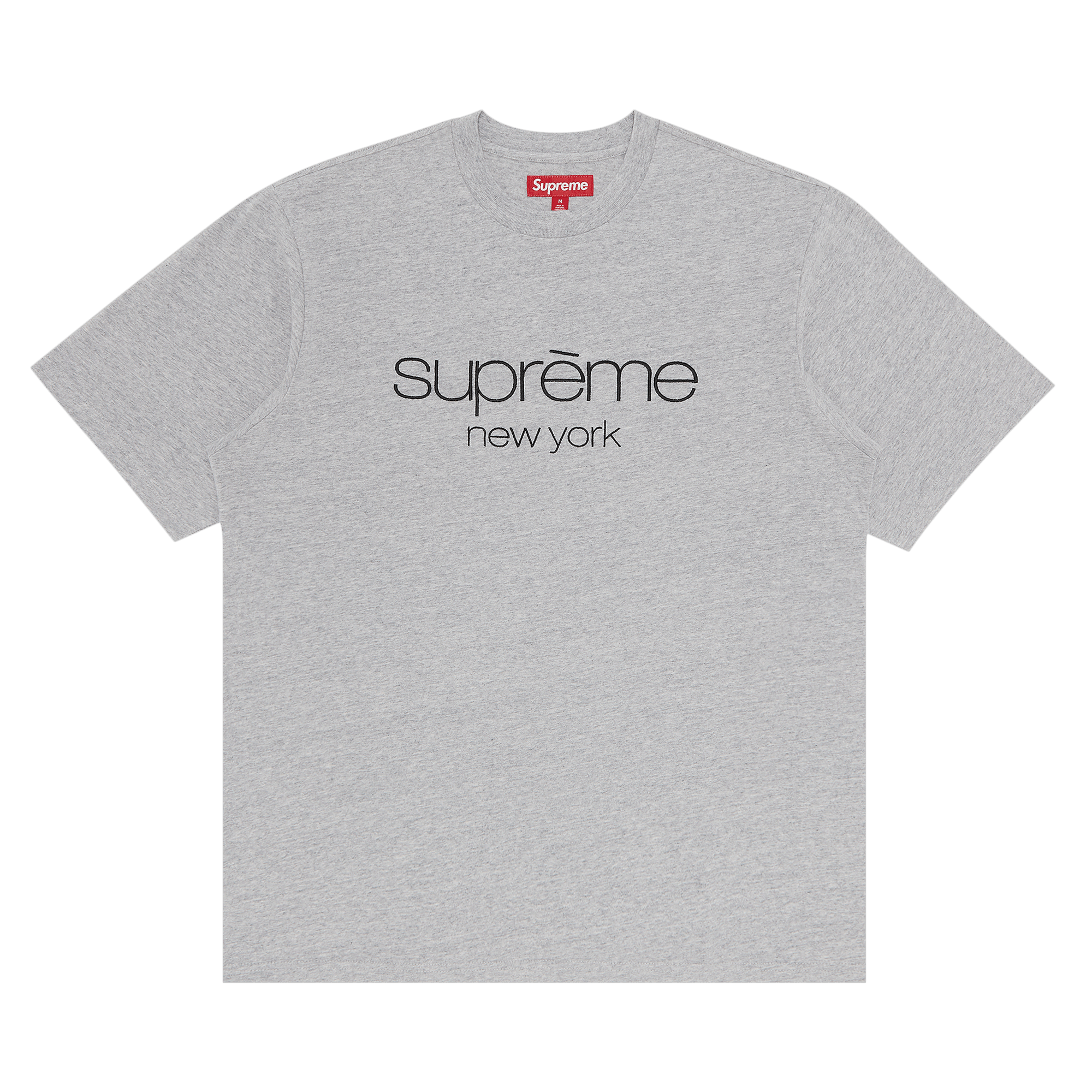 Supreme Classic Logo Short-Sleeve Top 'Heather Grey'