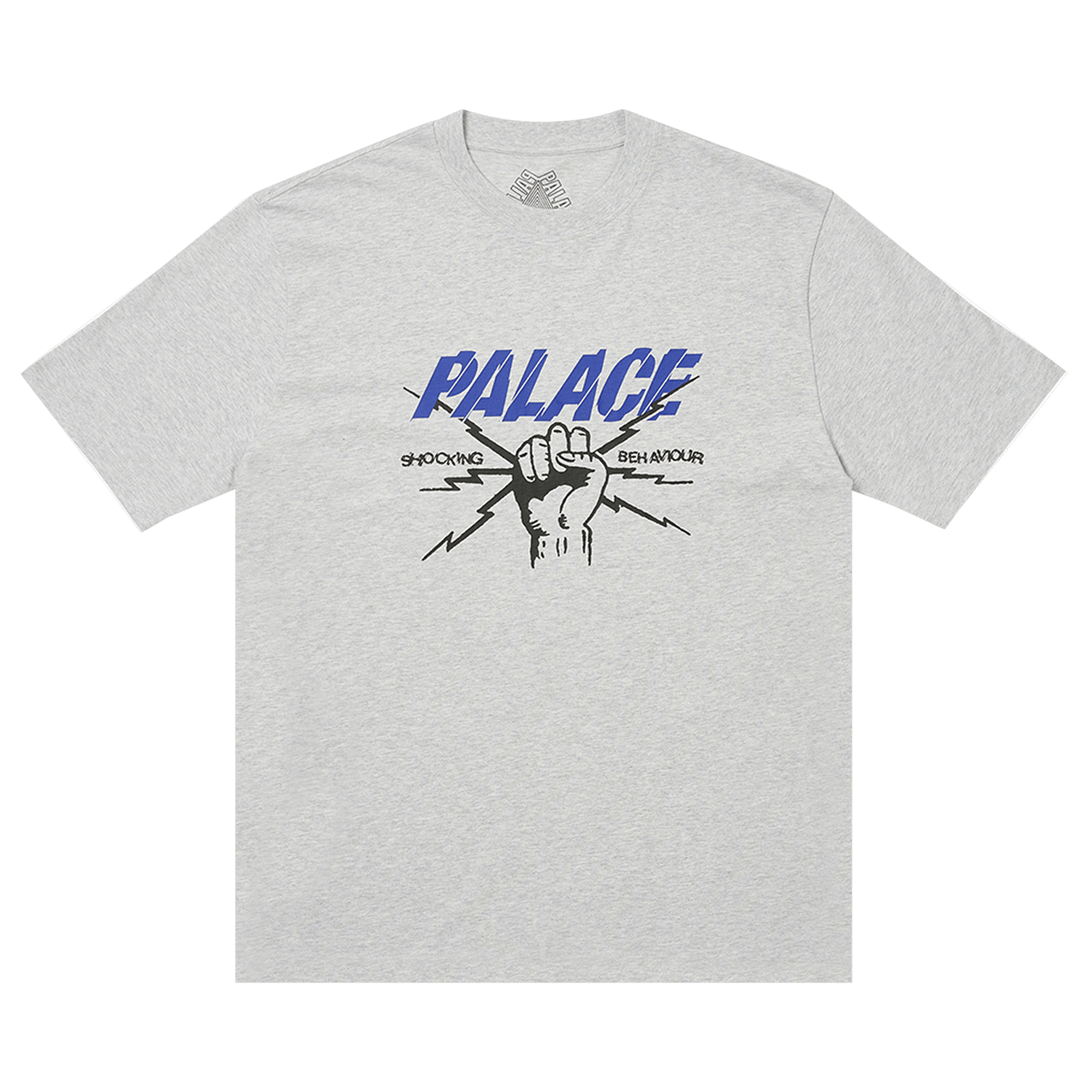 Palace Shocking Behaviour T-Shirt 'Grey Marl'