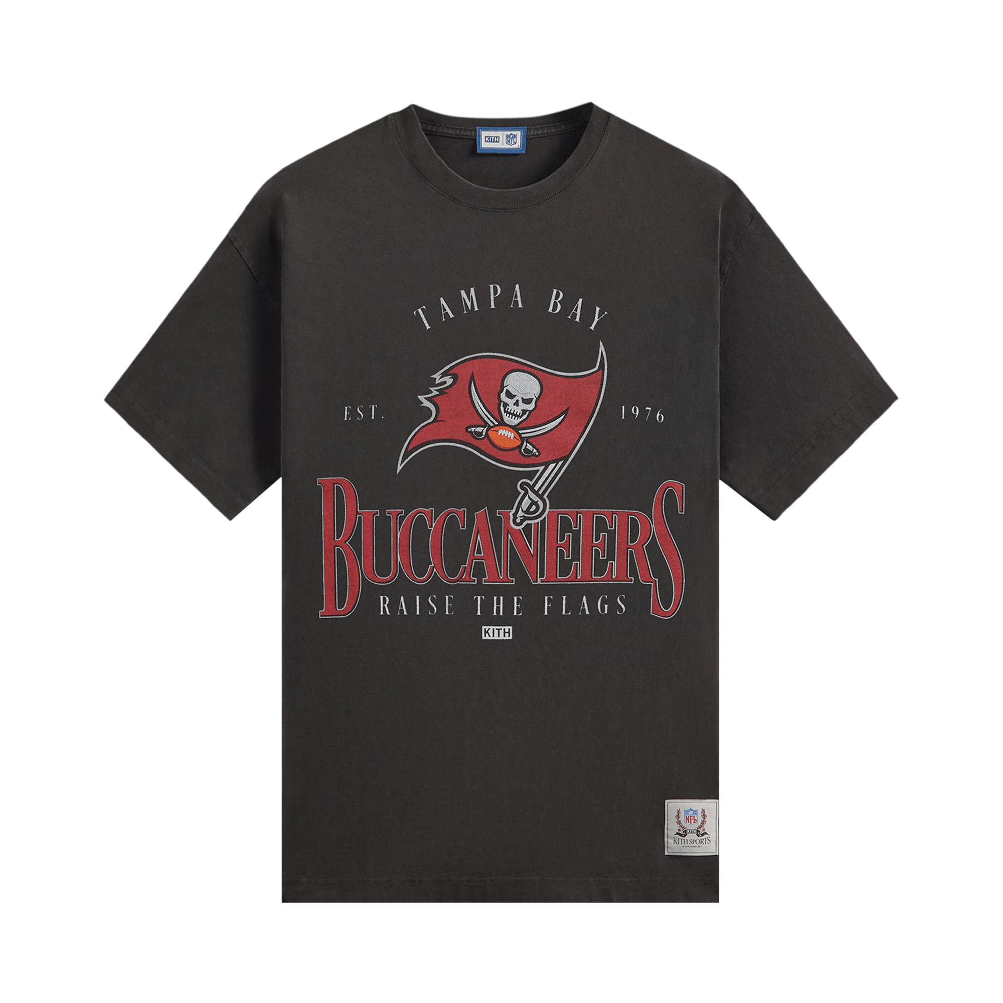 Kith For The NFL: Buccaneers Vintage Tee 'Black'