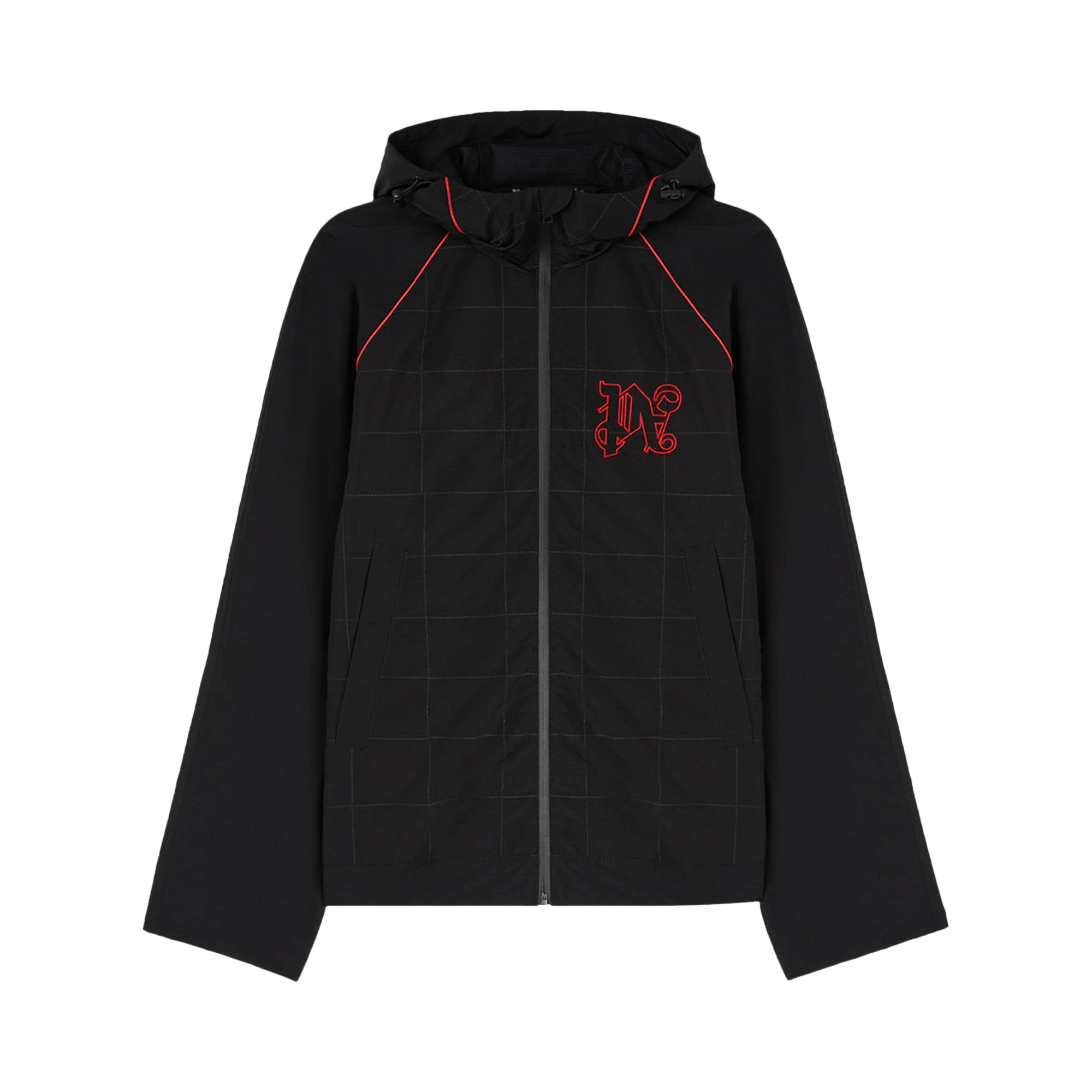 Palm Angels x Haas MoneyGram F1 Team Shell Jacket 'Black/Red/White'