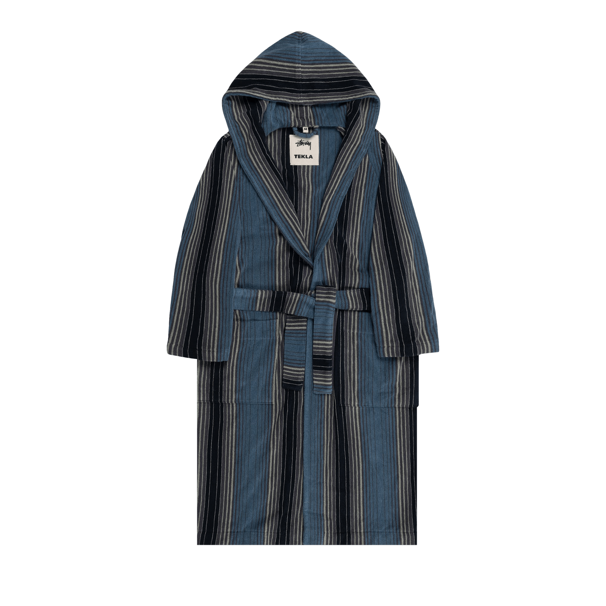 Stussy x Tekla Terry Hooded Bathrobe 'Multi Striped'