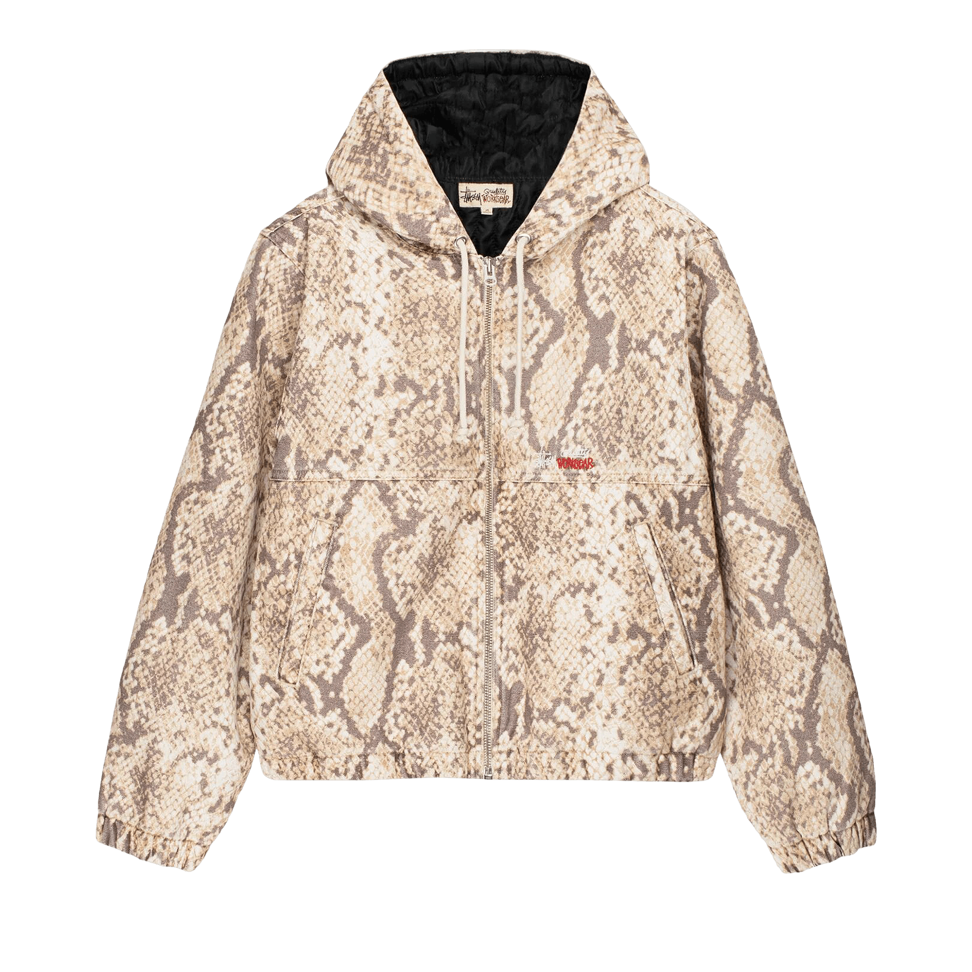 Stussy Canvas Insulated Work Jacket 'Python'