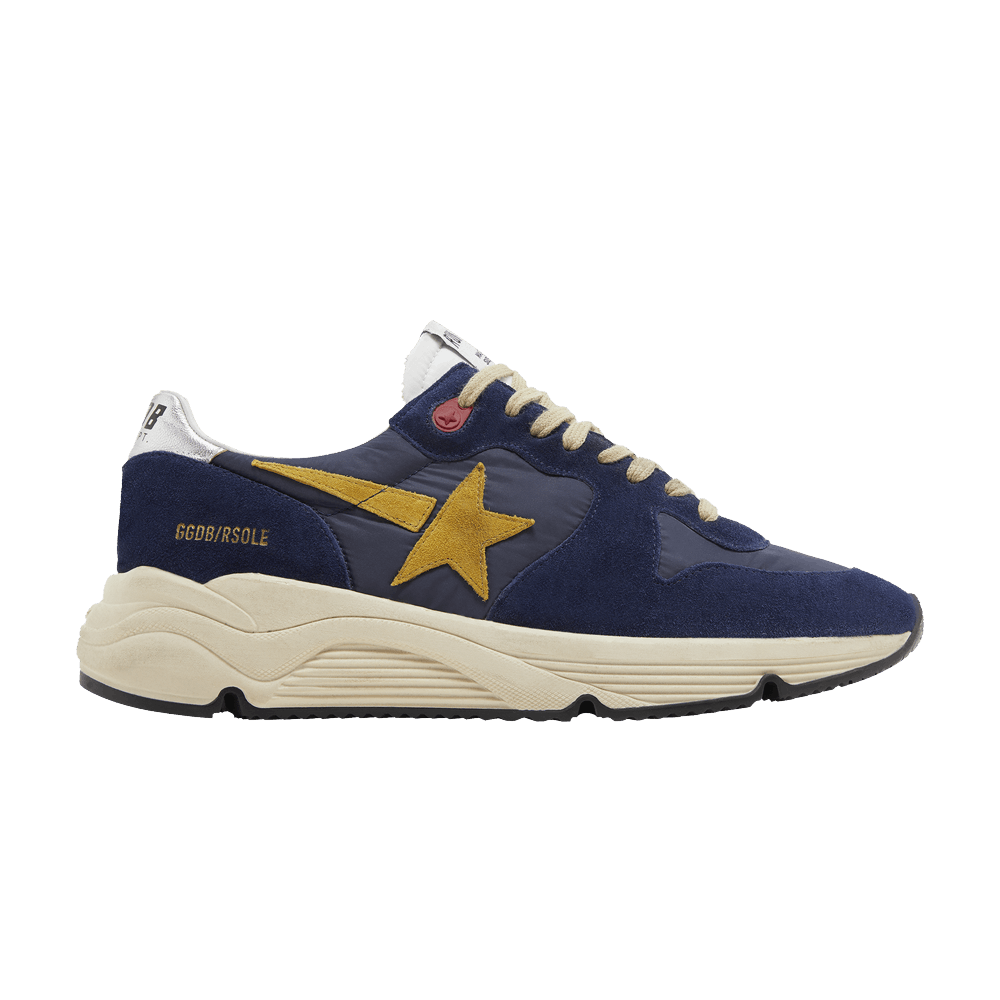 Golden Goose｜SNEAKERS (GWF00126 F003775 90352) Men's Running Sole in black nappa leather and suede with a