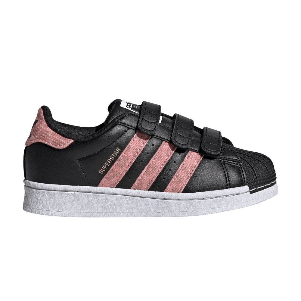 Adidas Superstar Little Kid 'Black Wonder Clay Leopard'