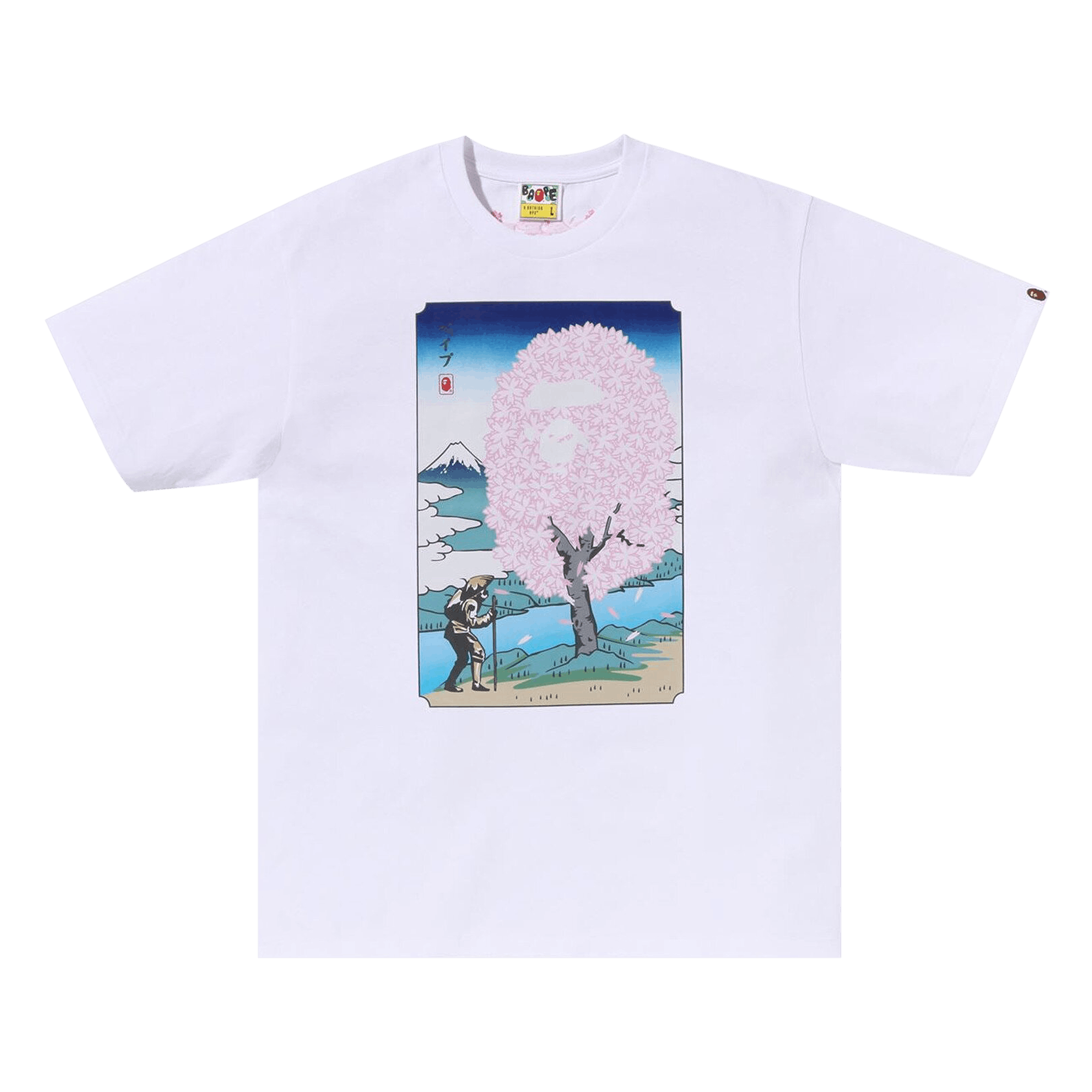 BAPE Sakura Tee 'White'
