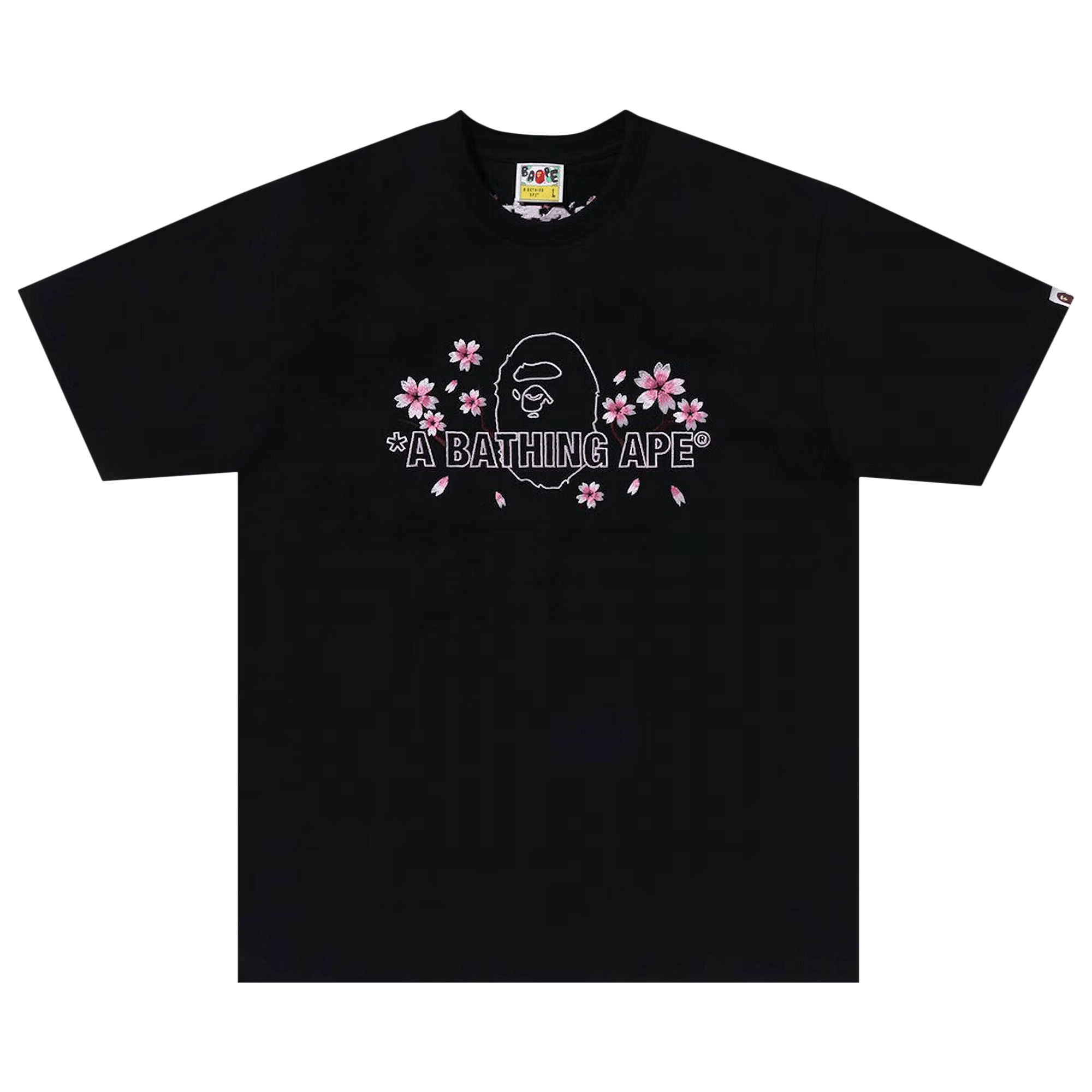 BAPE Sakura A Bathing Ape Tee 'Black'