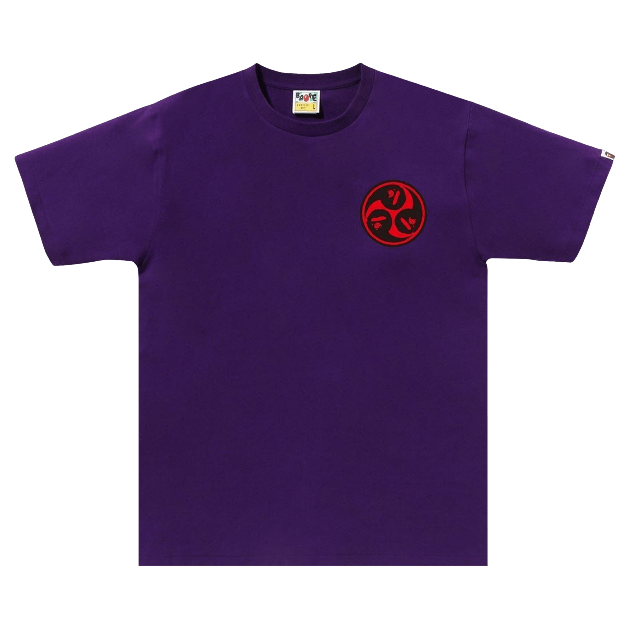 BAPE Japan Culture Mitsudomoe Tee 'Purple'