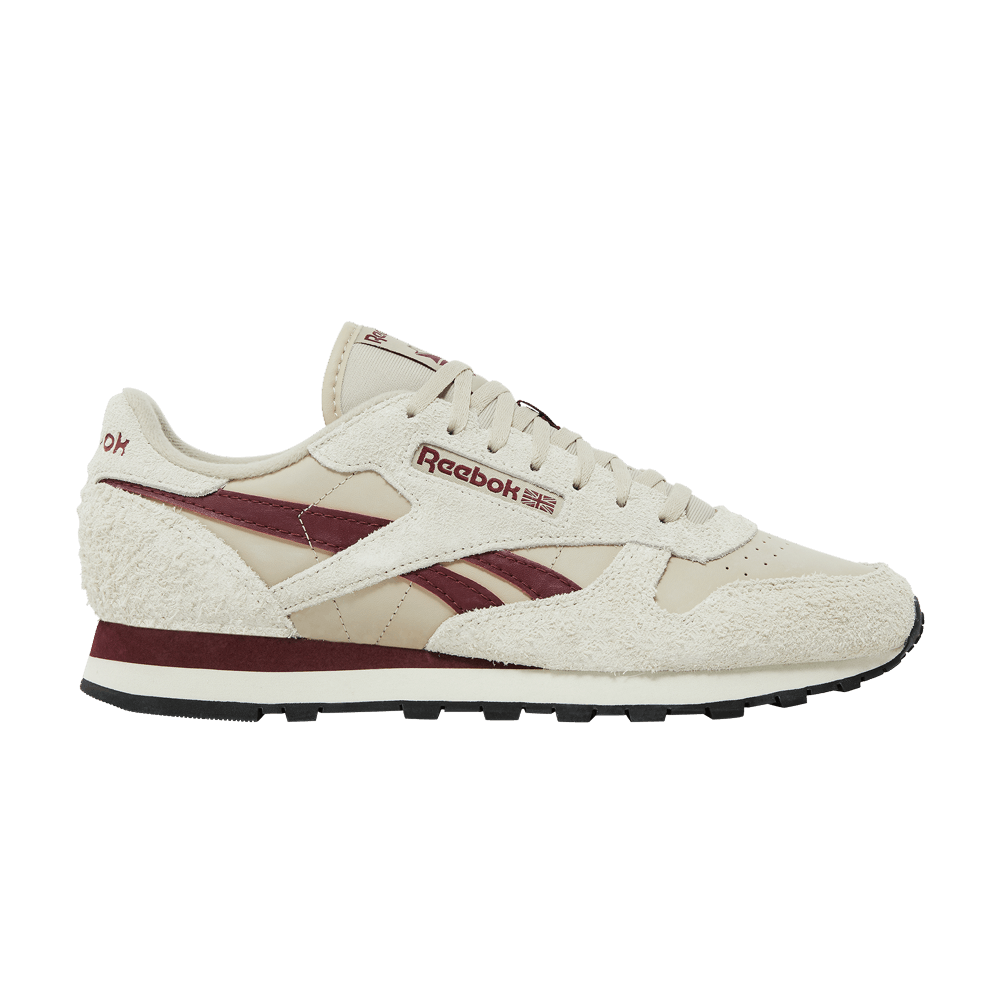 Reebok Classic Leather 'Beige Classic Burgundy'