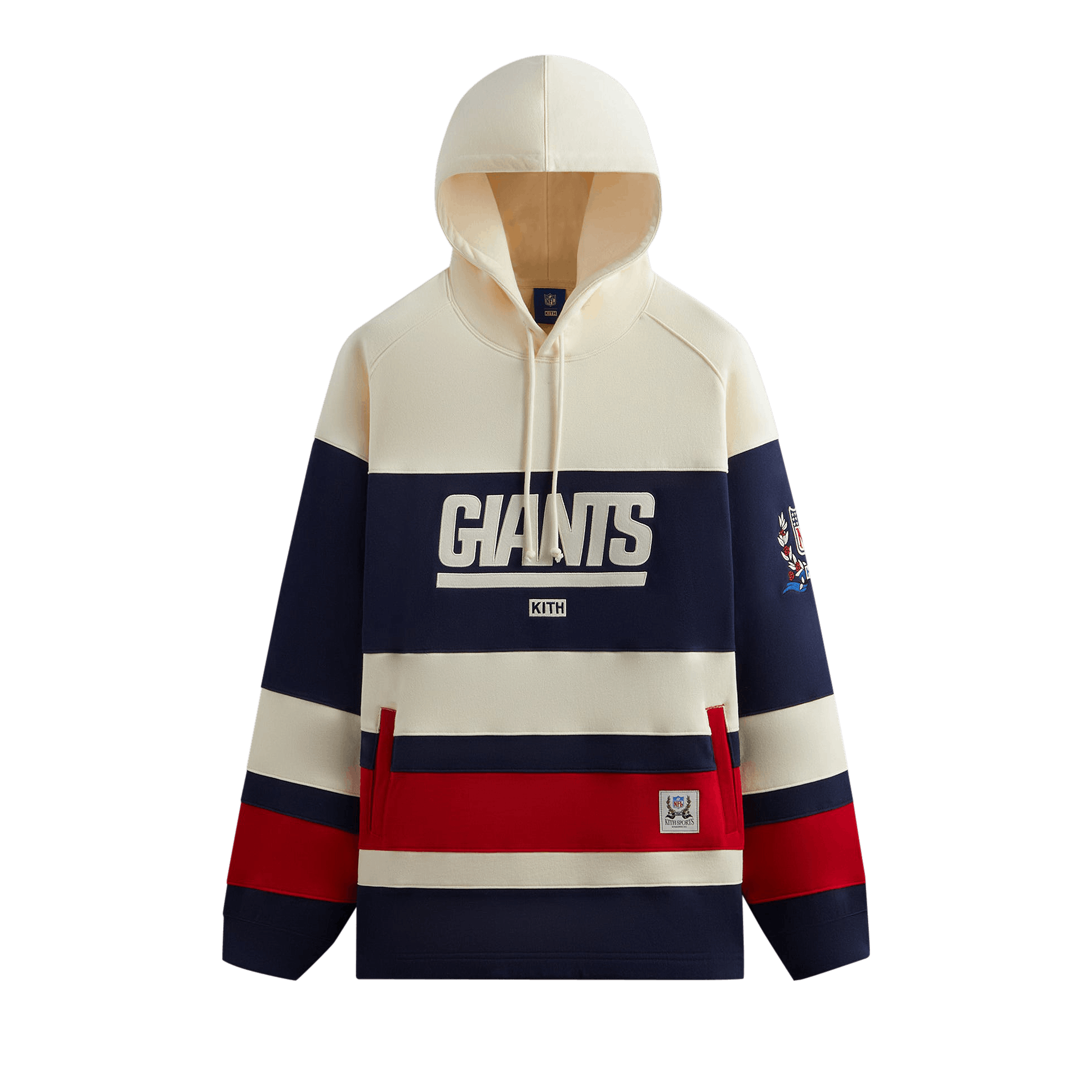 Kith For The NFL: Giants Delk Hockey Hoodie 'History'