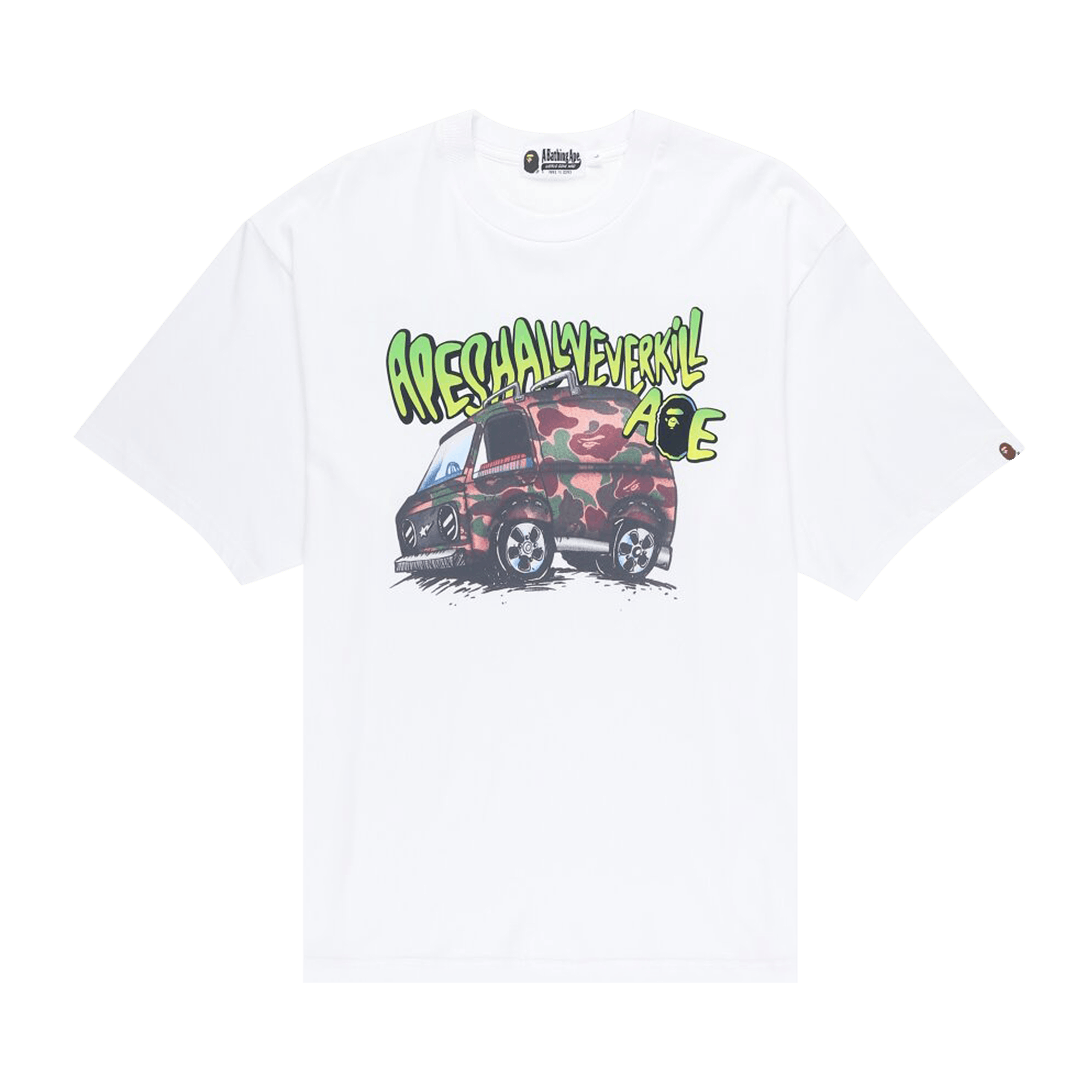 BAPE Car Graphic T-Shirt 'White'
