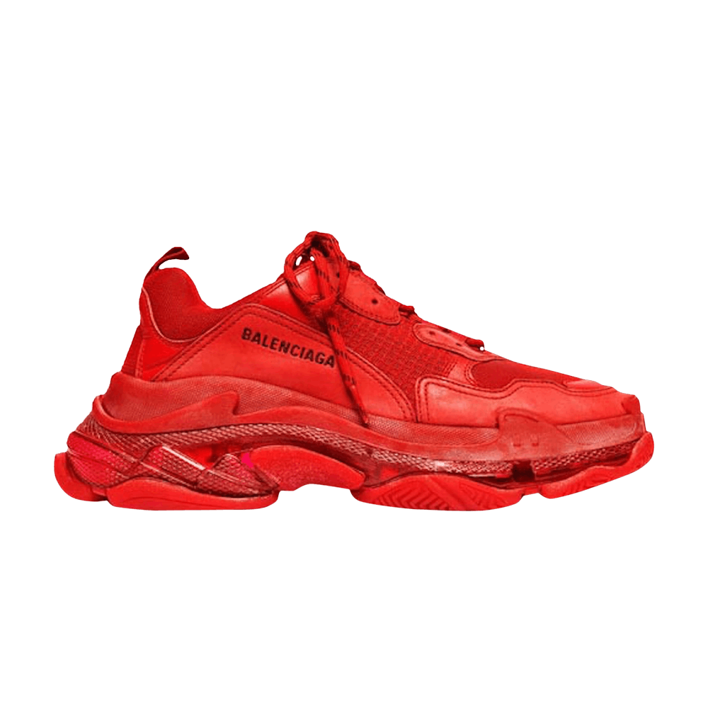 Balenciaga Wmns Triple S Sneaker 'Clear Sole - Red'