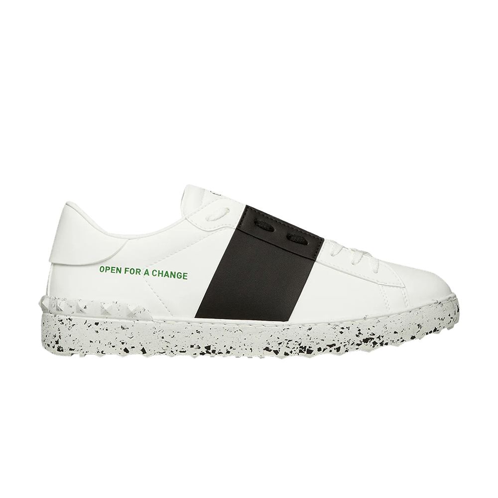 Valentino Open Sneaker 'Open For A Change - White Black'