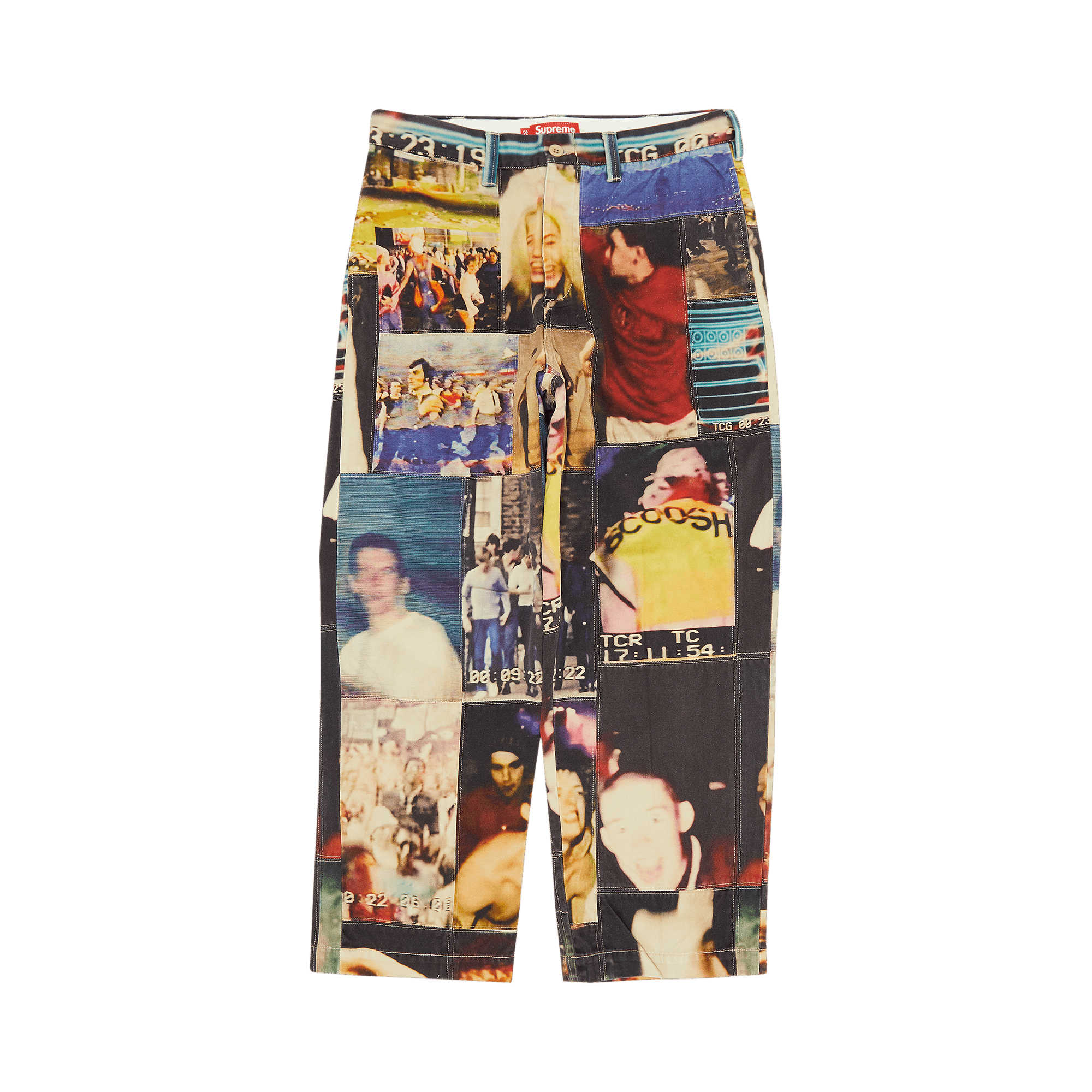 Supreme x Mark Leckey Hardcore Patchwork Loose Fit Chino Pant 'Multicolor'