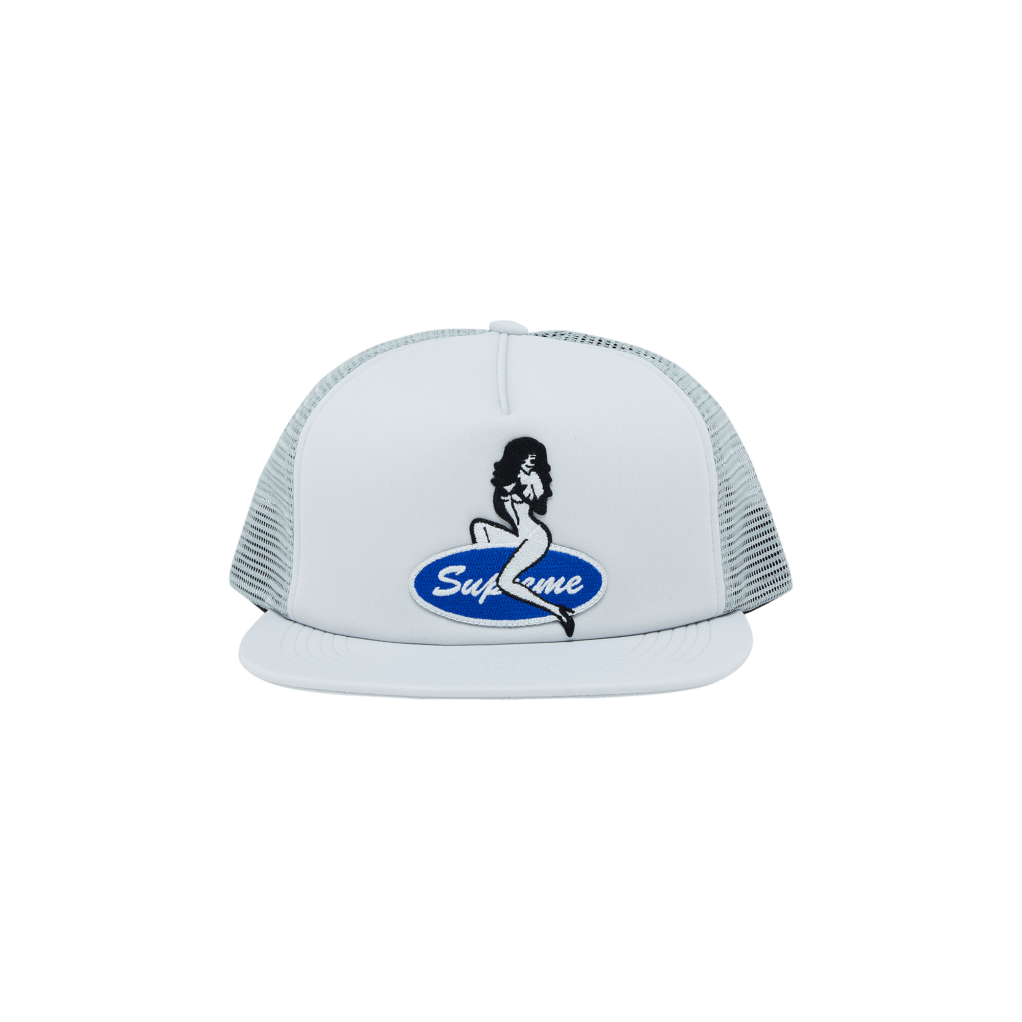 Supreme Pin Up Mesh Back 5-Panel 'Grey'