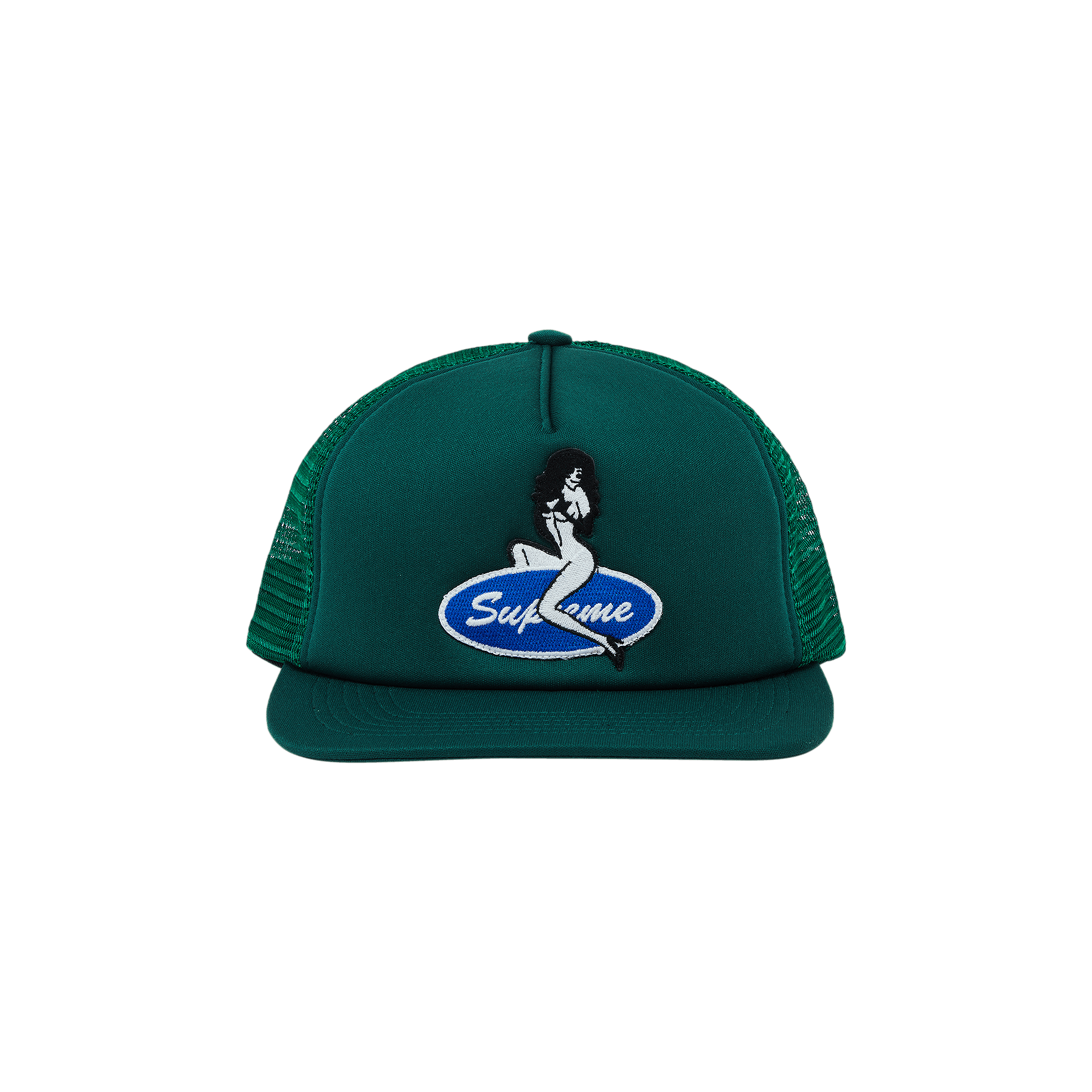 Supreme Pin Up Mesh Back 5-Panel 'Green'
