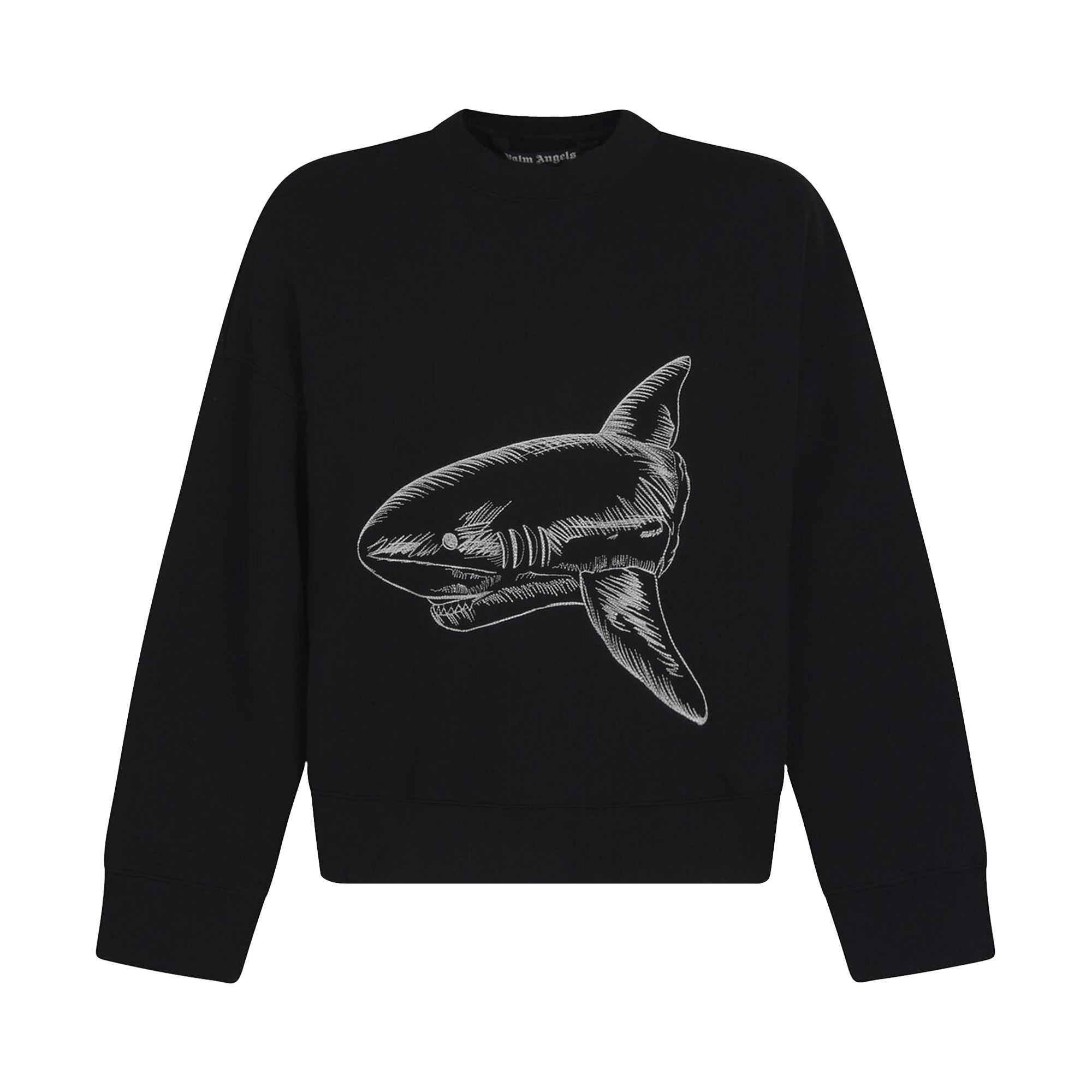 Palm Angels Split Shark Crew 'Black'