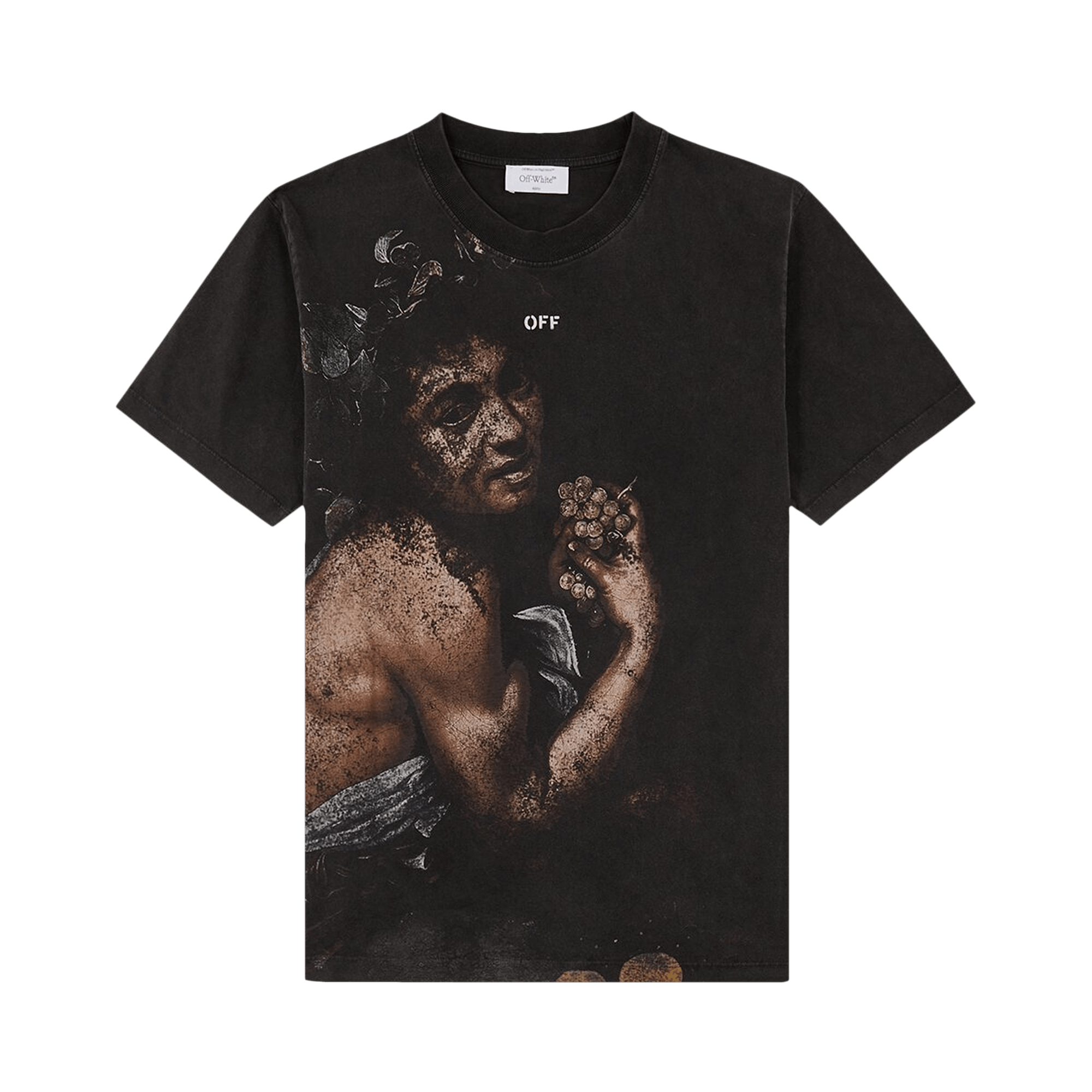 Off-White Bacchus Slim Short-Sleeve Tee 'Black/Multicolor'