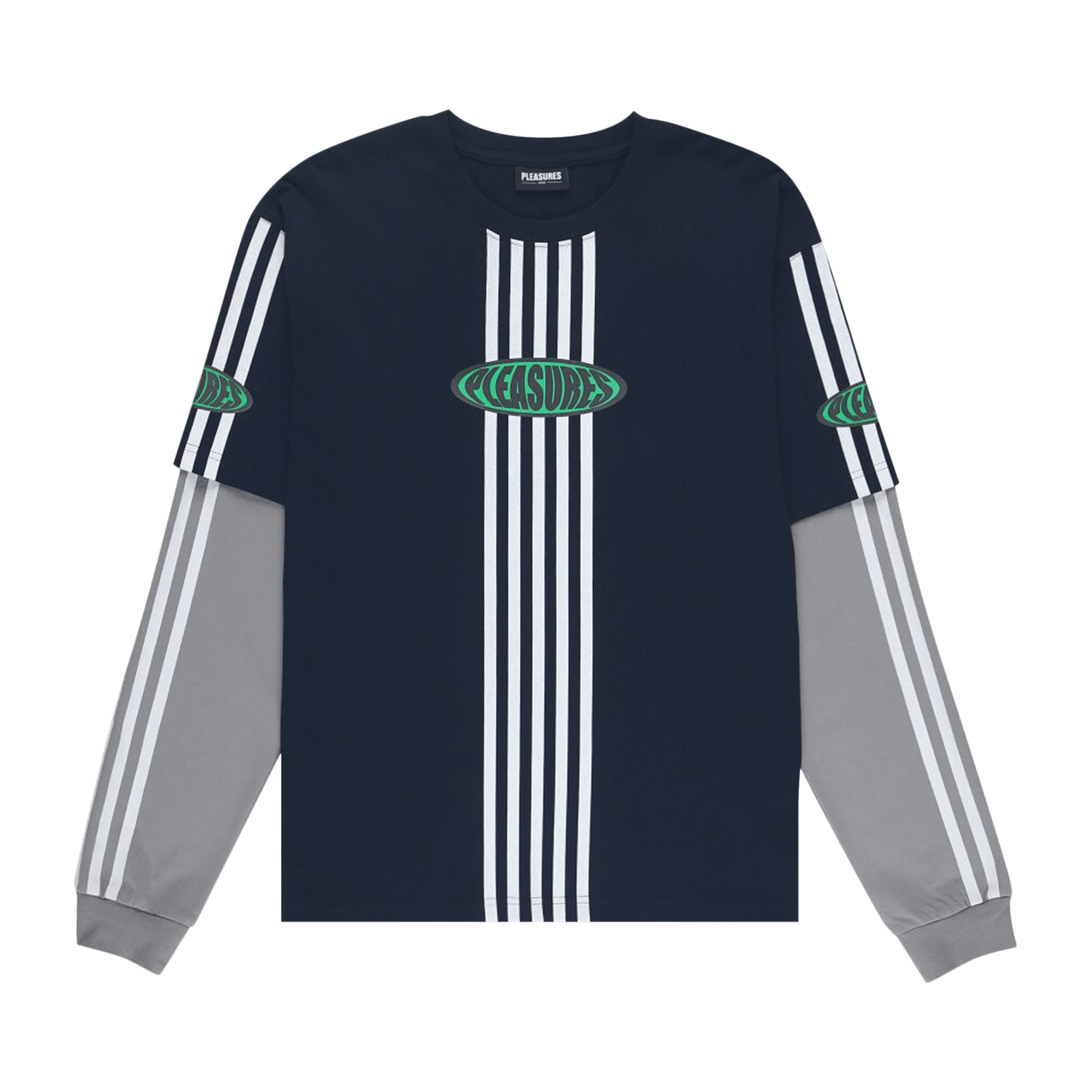 Pleasures Faux Layered Long-Sleeve 'Black'