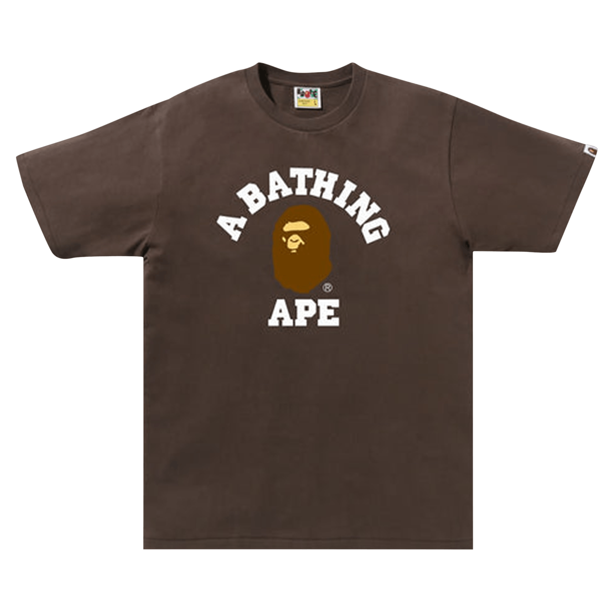 BAPE College Tee 'Brown'