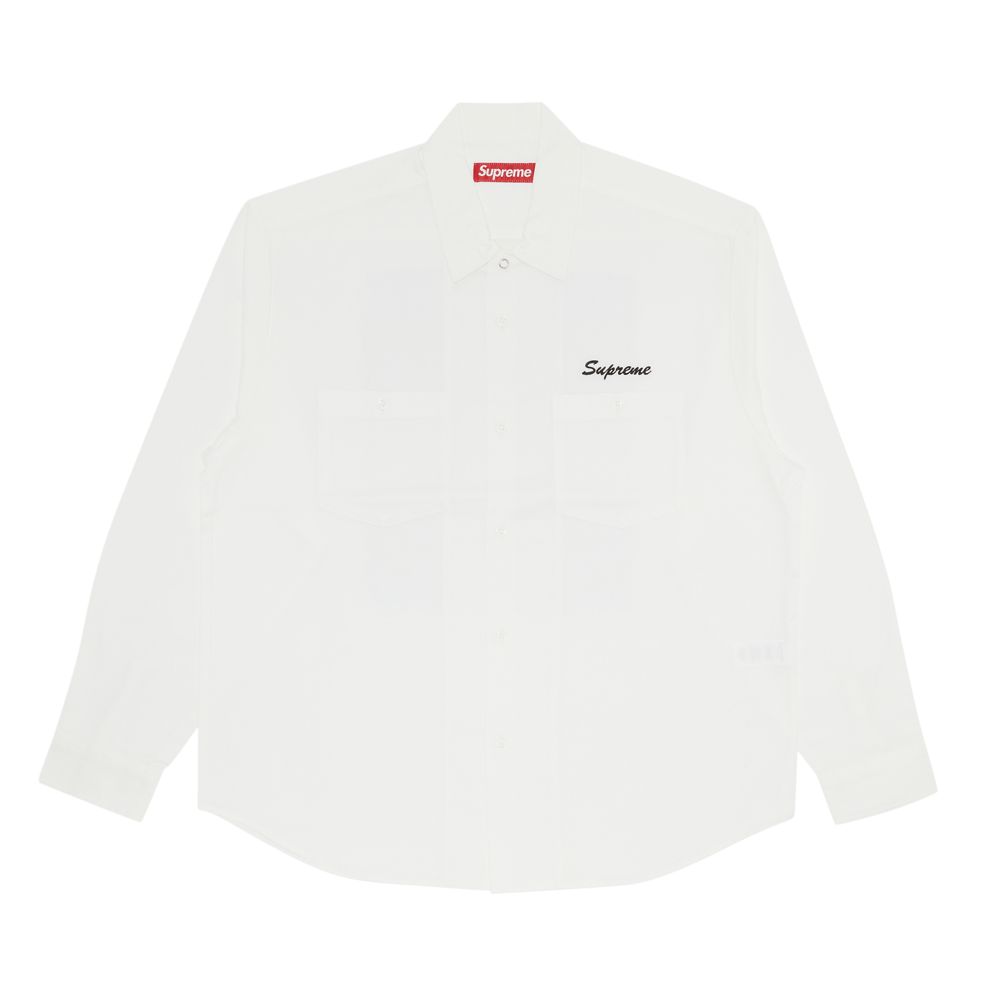 Supreme American Psycho Work Shirt 'White'