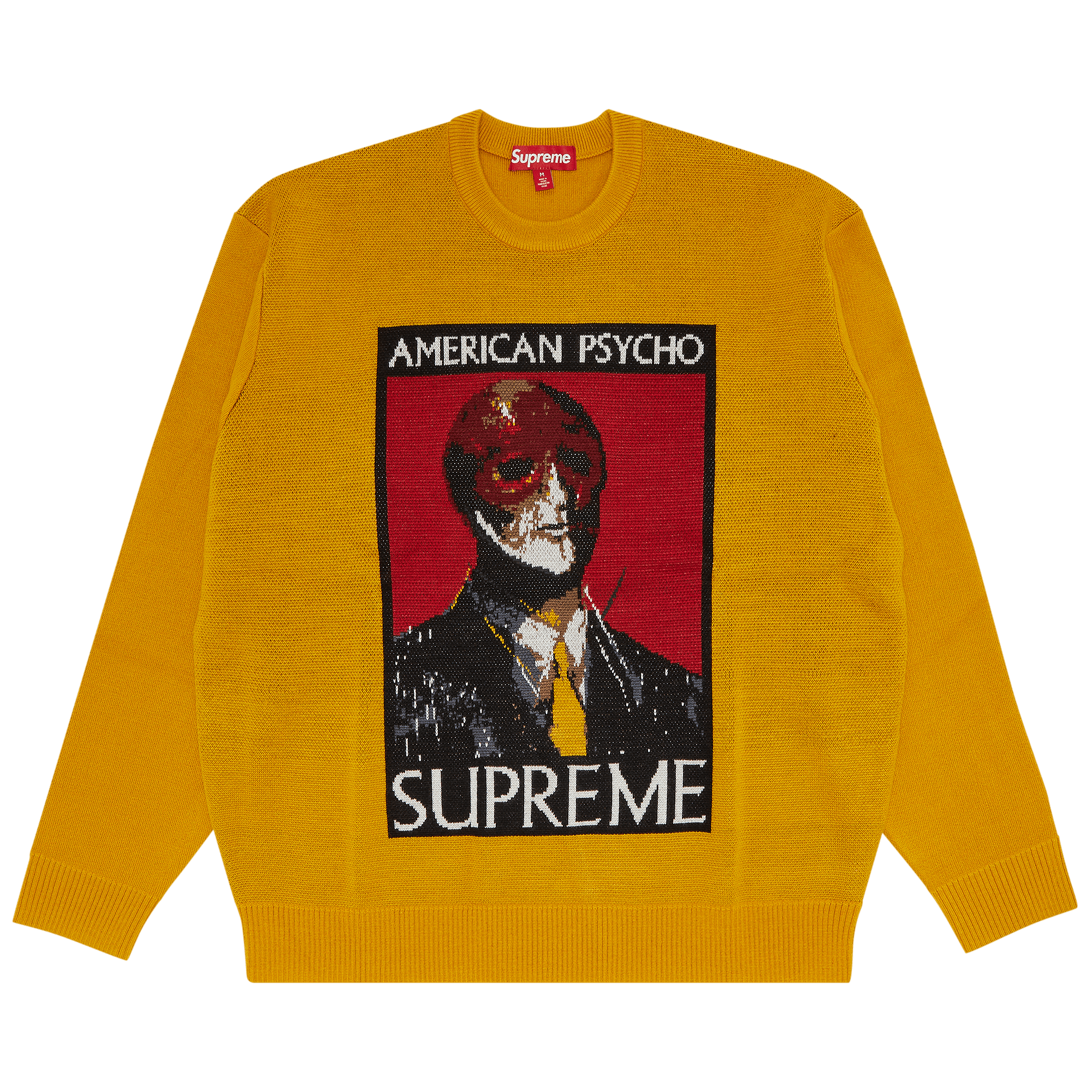 Supreme American Psycho Sweater 'Yellow'
