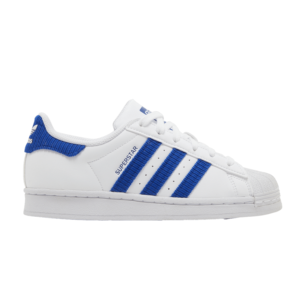 Adidas Superstar J 'White Royal Blue'