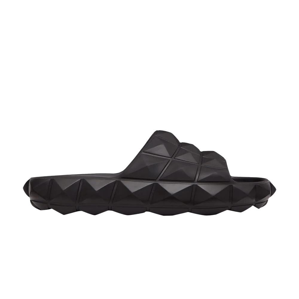 Valentino Rubber Wmns Roman Stud Turtle Slider 'Black'