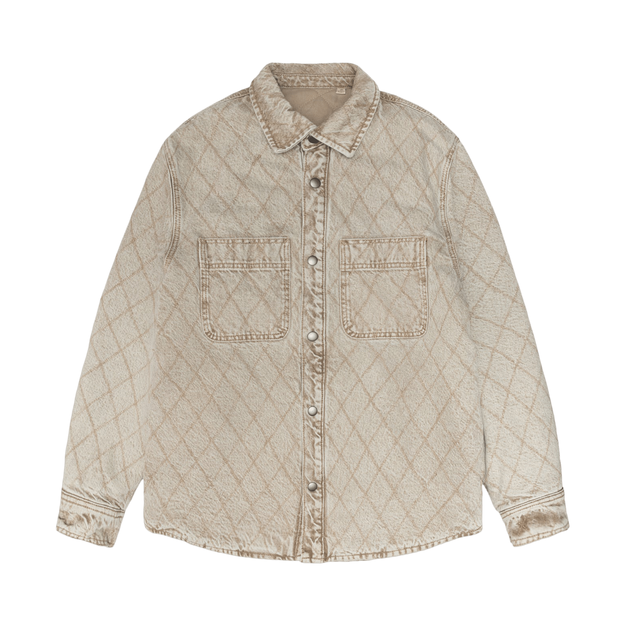 Stussy Quilted Denim Shirt 'Vintage Washed'