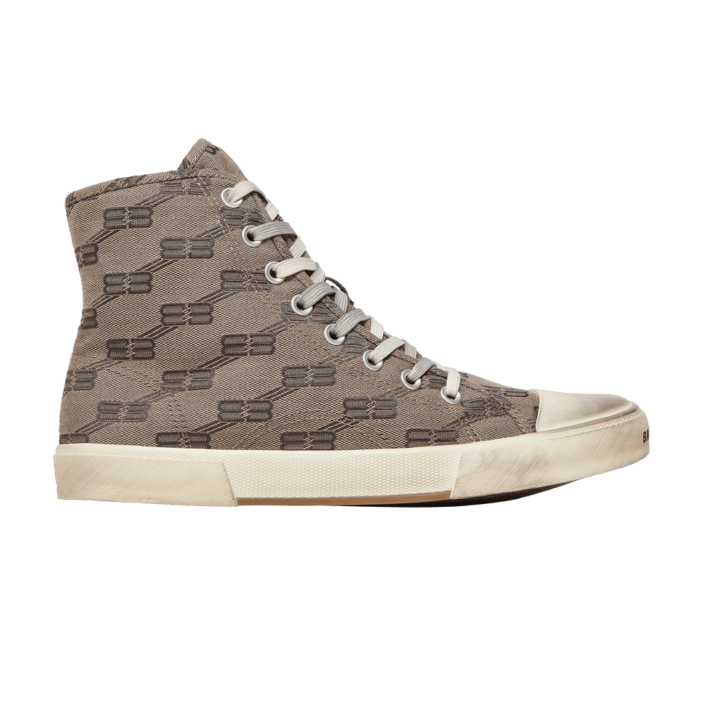 Balenciaga Paris High 'BB Monogram - Dark Mink Grey'