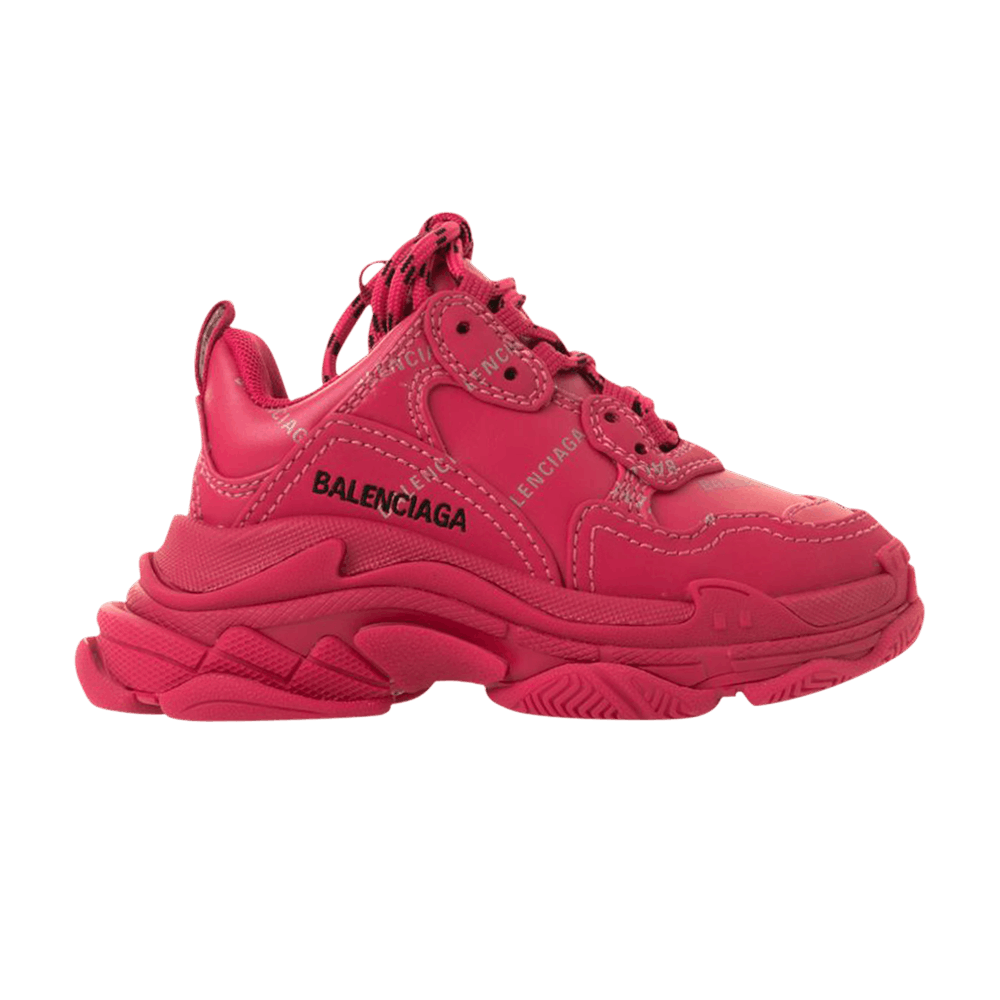 Balenciaga Triple S Sneaker Kids 'Allover Logo - Pink'