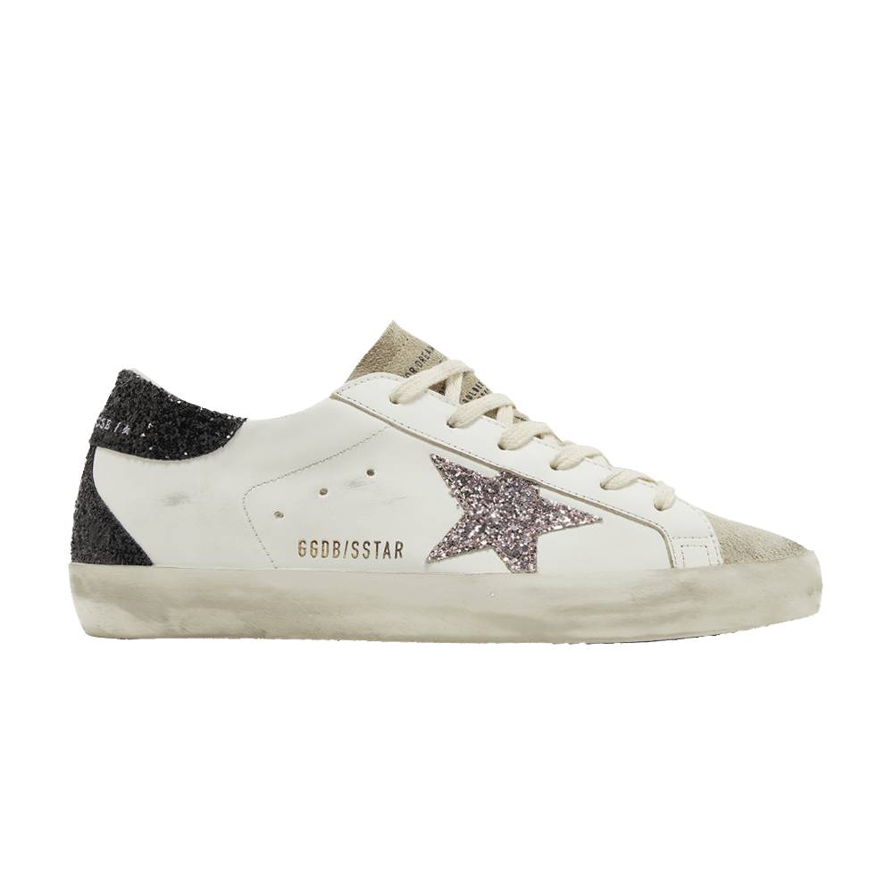 Golden Goose Wmns Superstar 'White Mauve Pink Glitter'