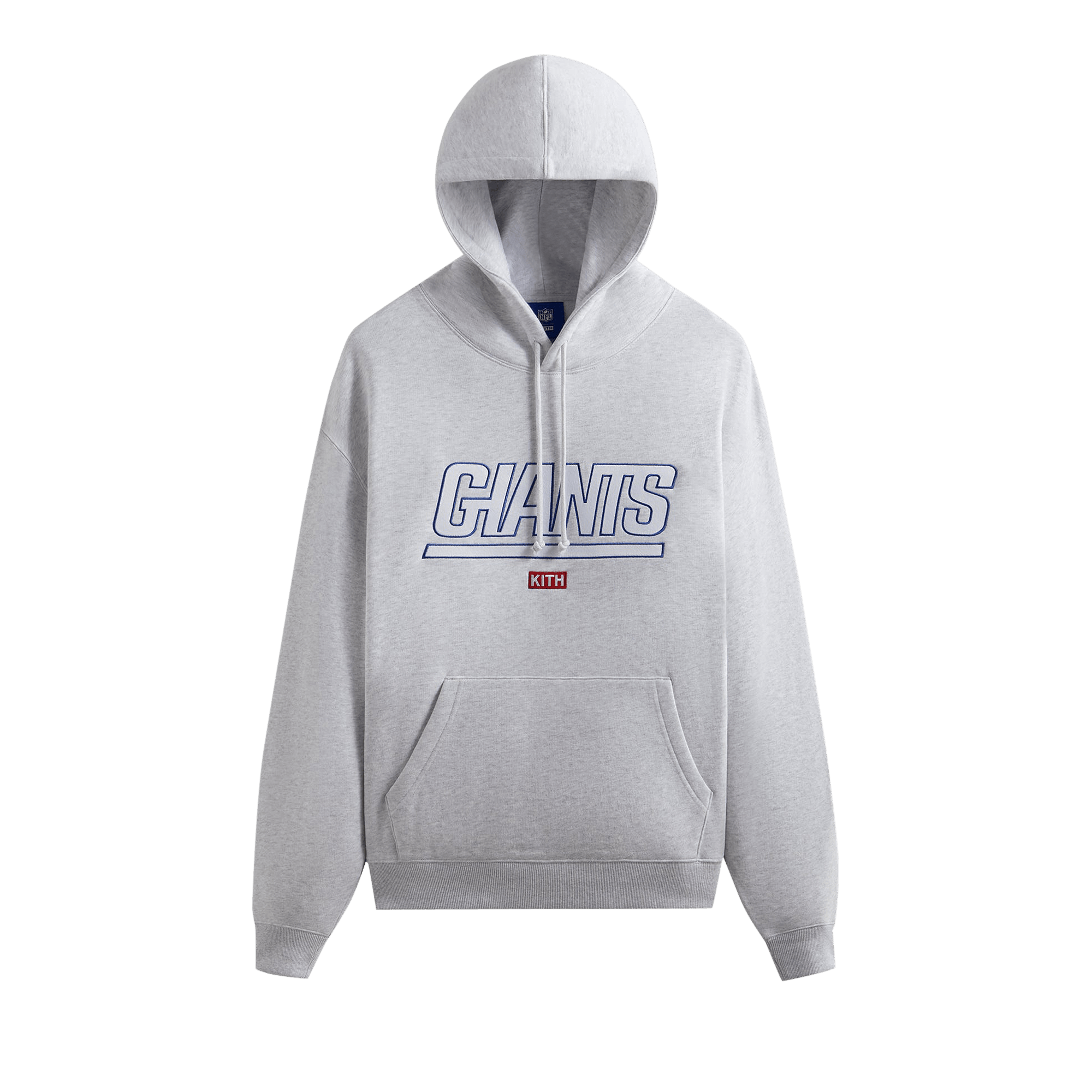 Kith For The NFL: Giants Laurel Hoodie 'Light Heather Grey'