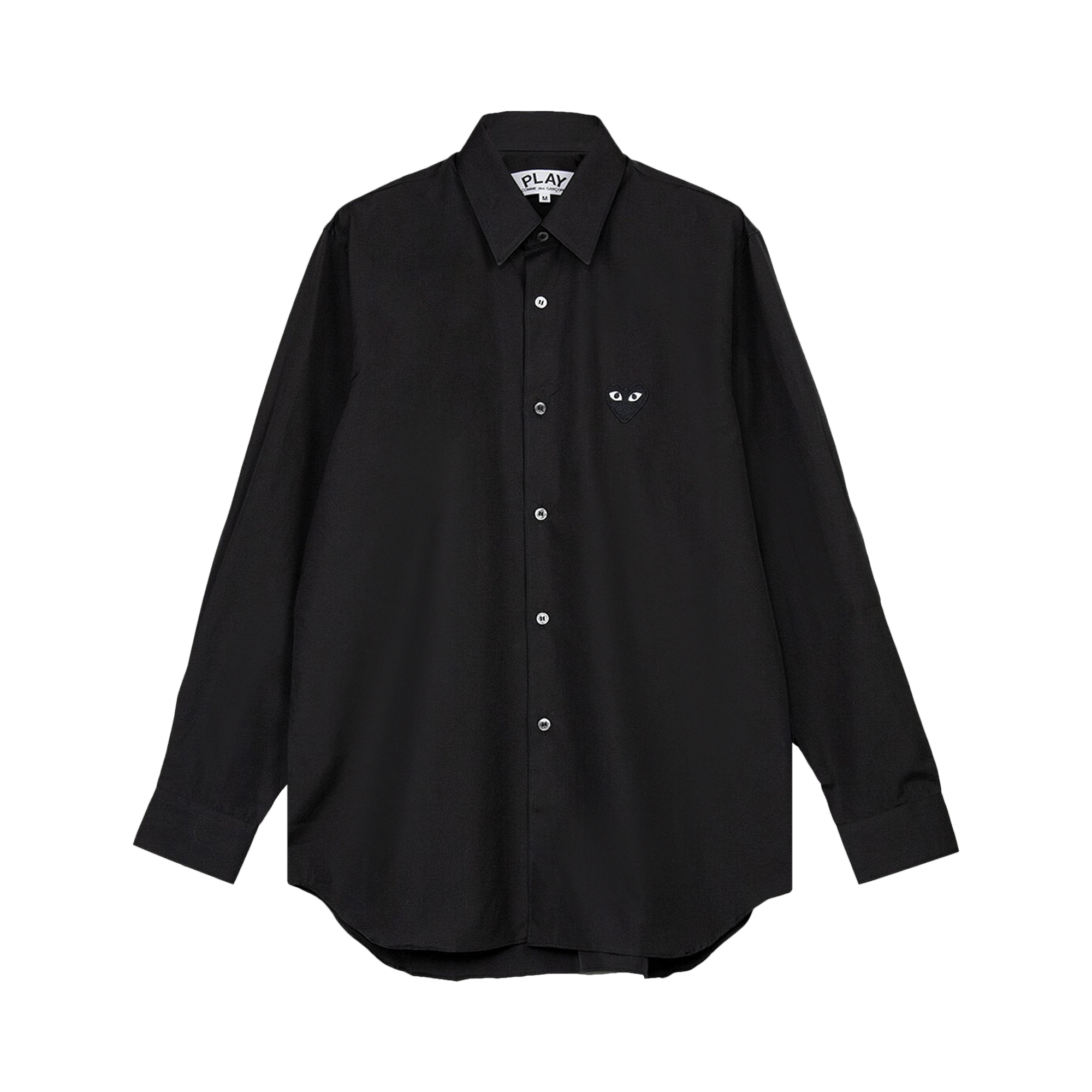 Comme des Garçons PLAY Small Heart Long-Sleeve Shirt 'Black'