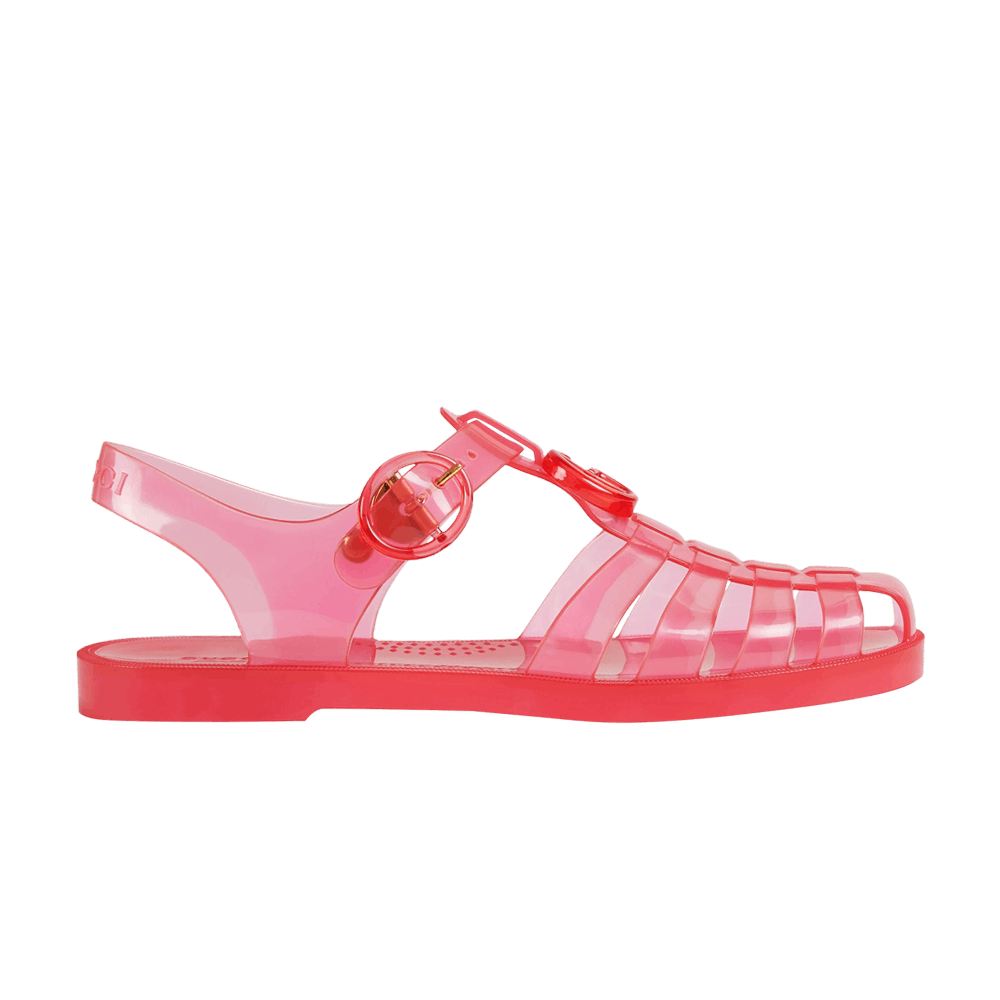Gucci Wmns GG Fisherman Sandal 'Deep Coral'