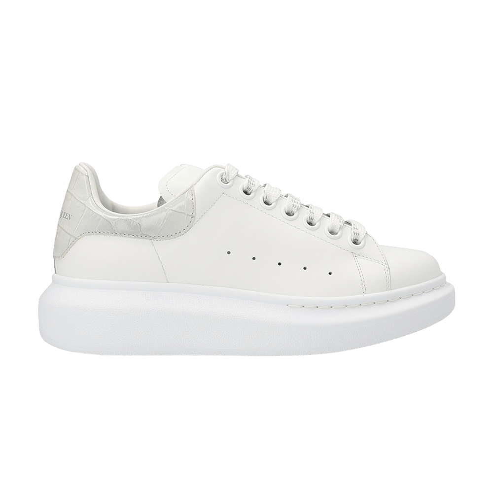 Alexander McQueen Wmns Oversized Sneaker 'White Croc'