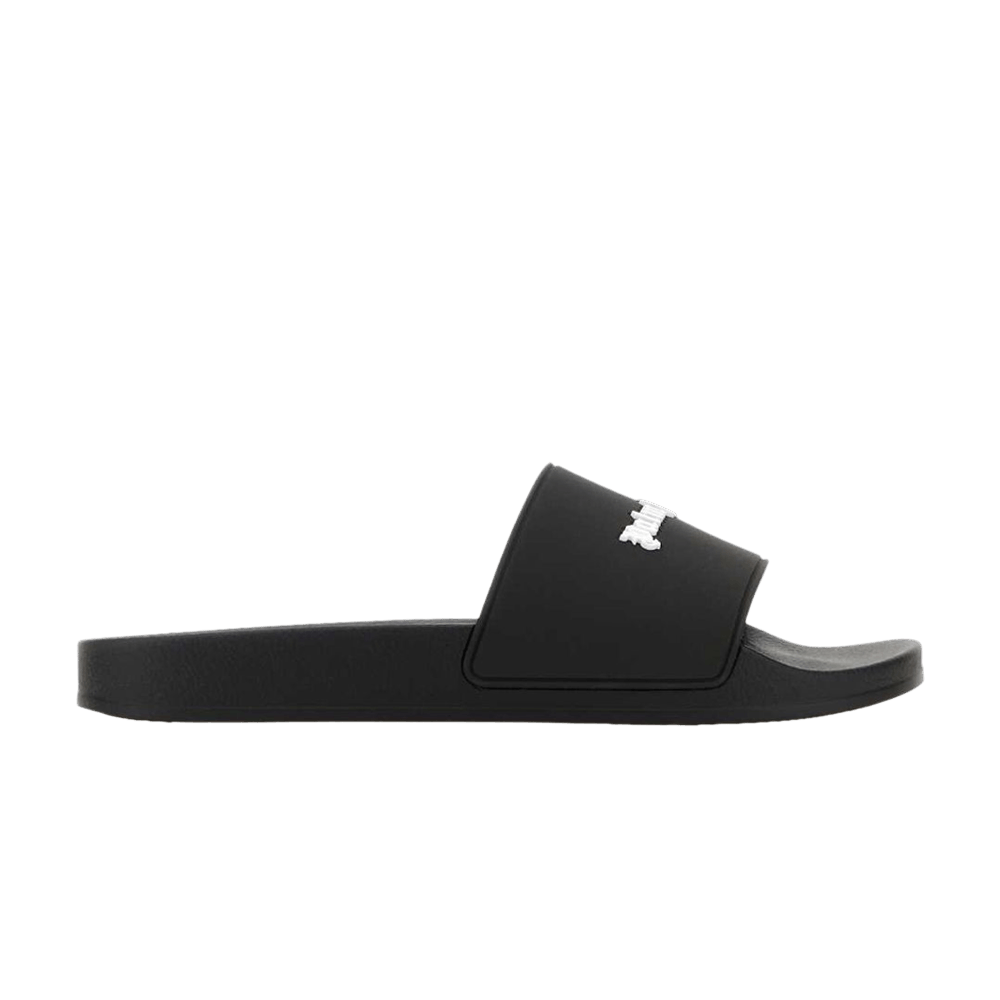 サンダル Palm Angels PMIC010F23PLA001 NEW LOGO POOL Slides Palm Angels Logo Pool Slides Light Blue Men's