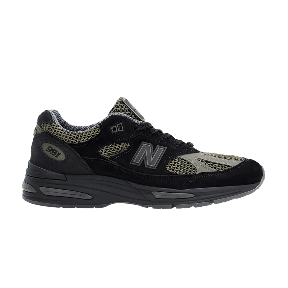New Balance 991v2 MiUK Stone Island Black