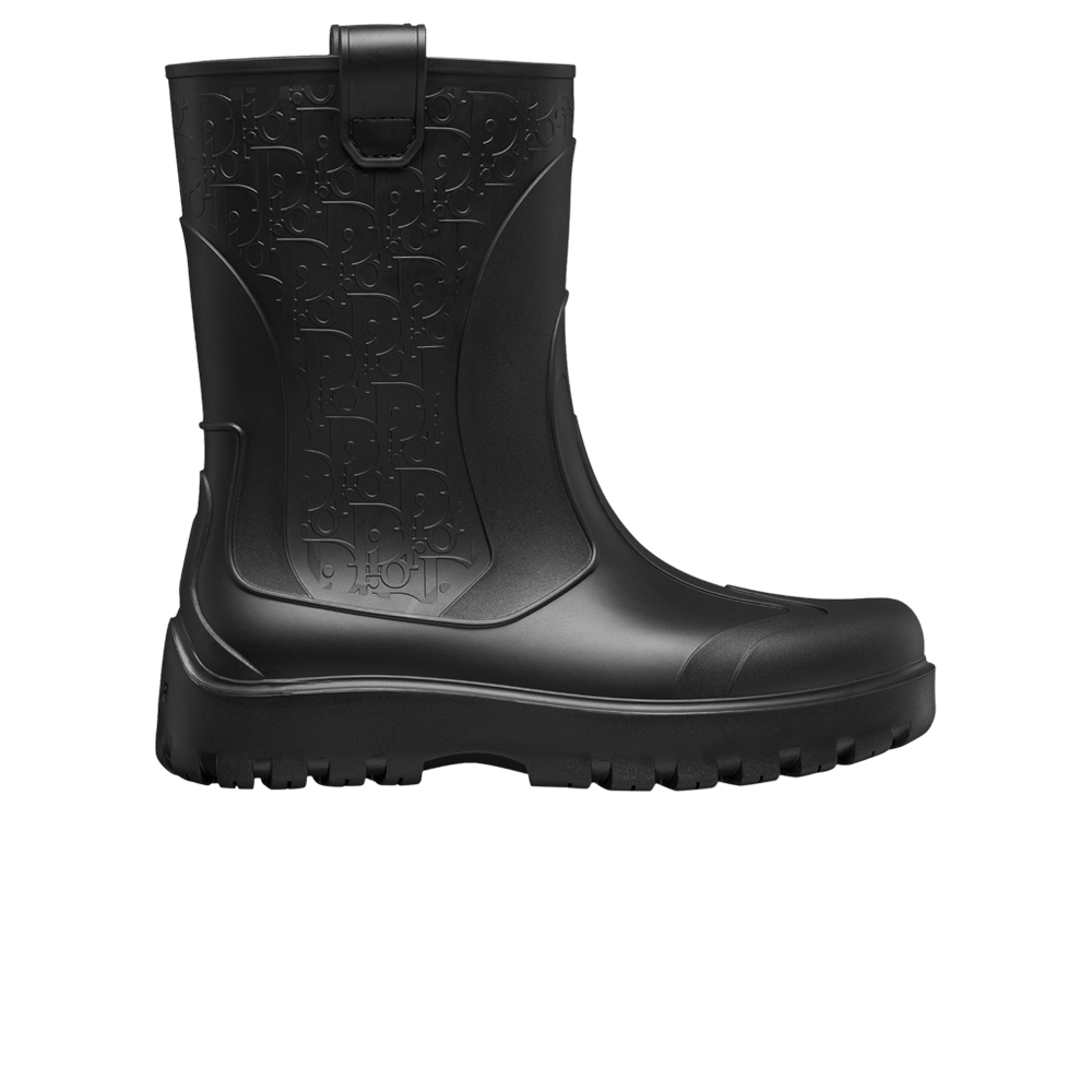 Buy Dior Garden Rain Boot 'Dior Oblique Embossed - Black