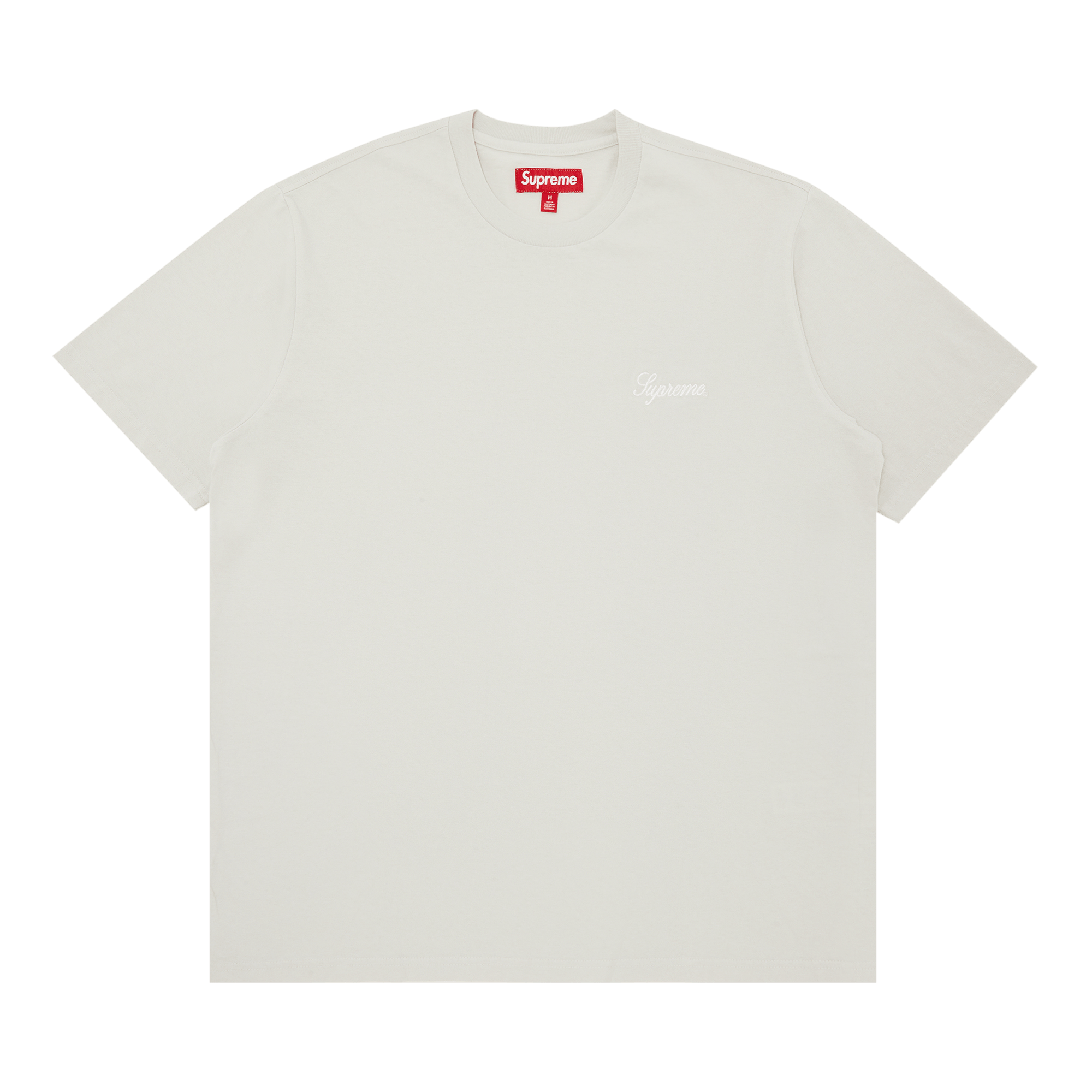 Supreme Washed Script Short-Sleeve Top 'Grey'