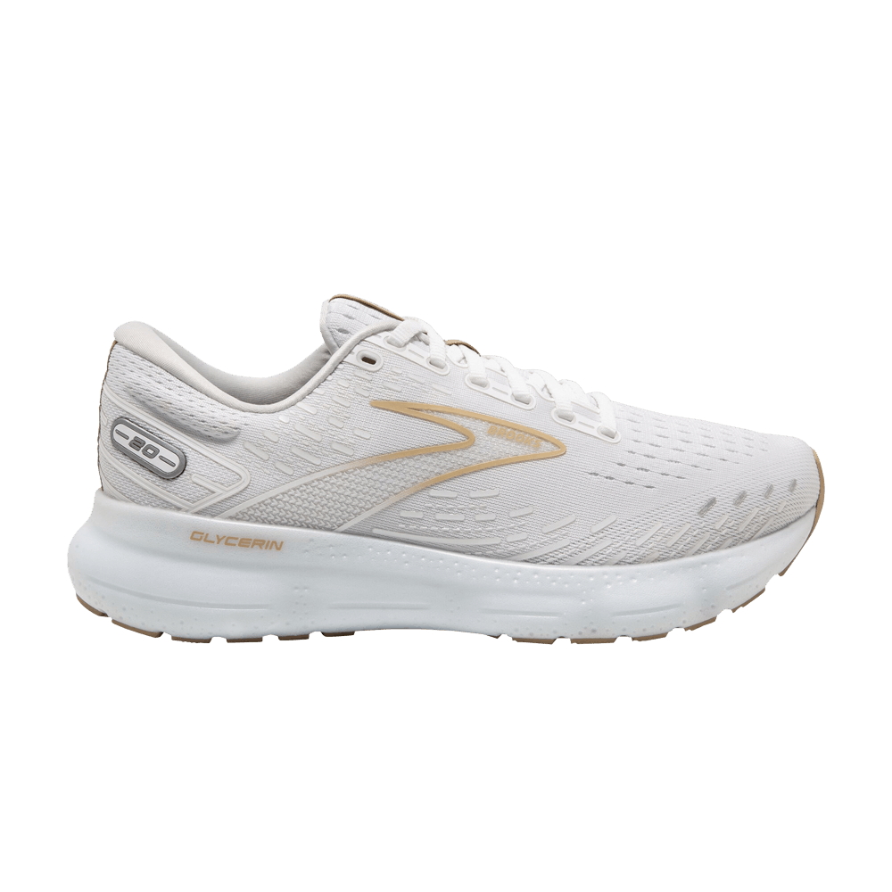 Brooks Wmns Glycerin 20 'White Khaki'