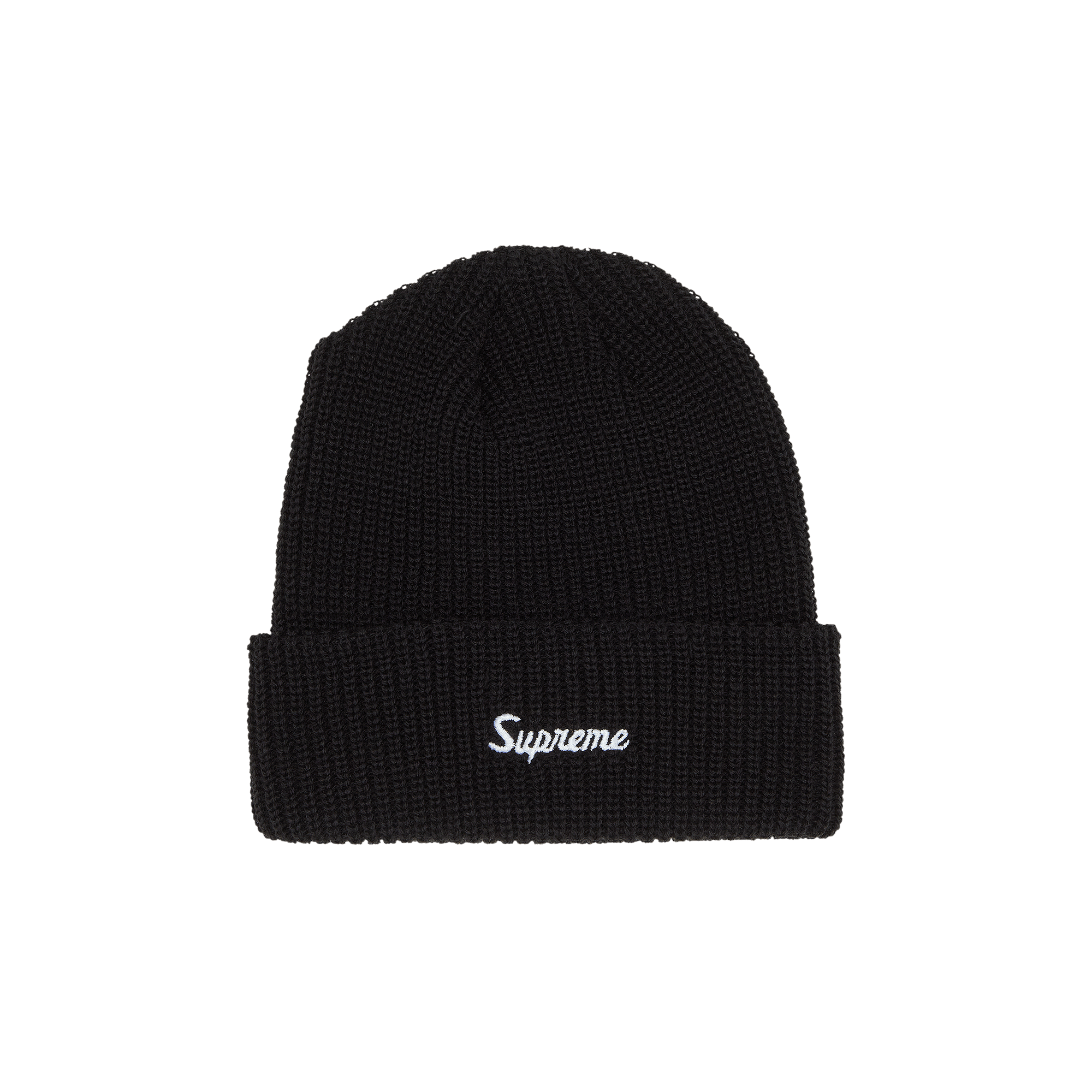 Supreme Loose Gauge Beanie 'Black'