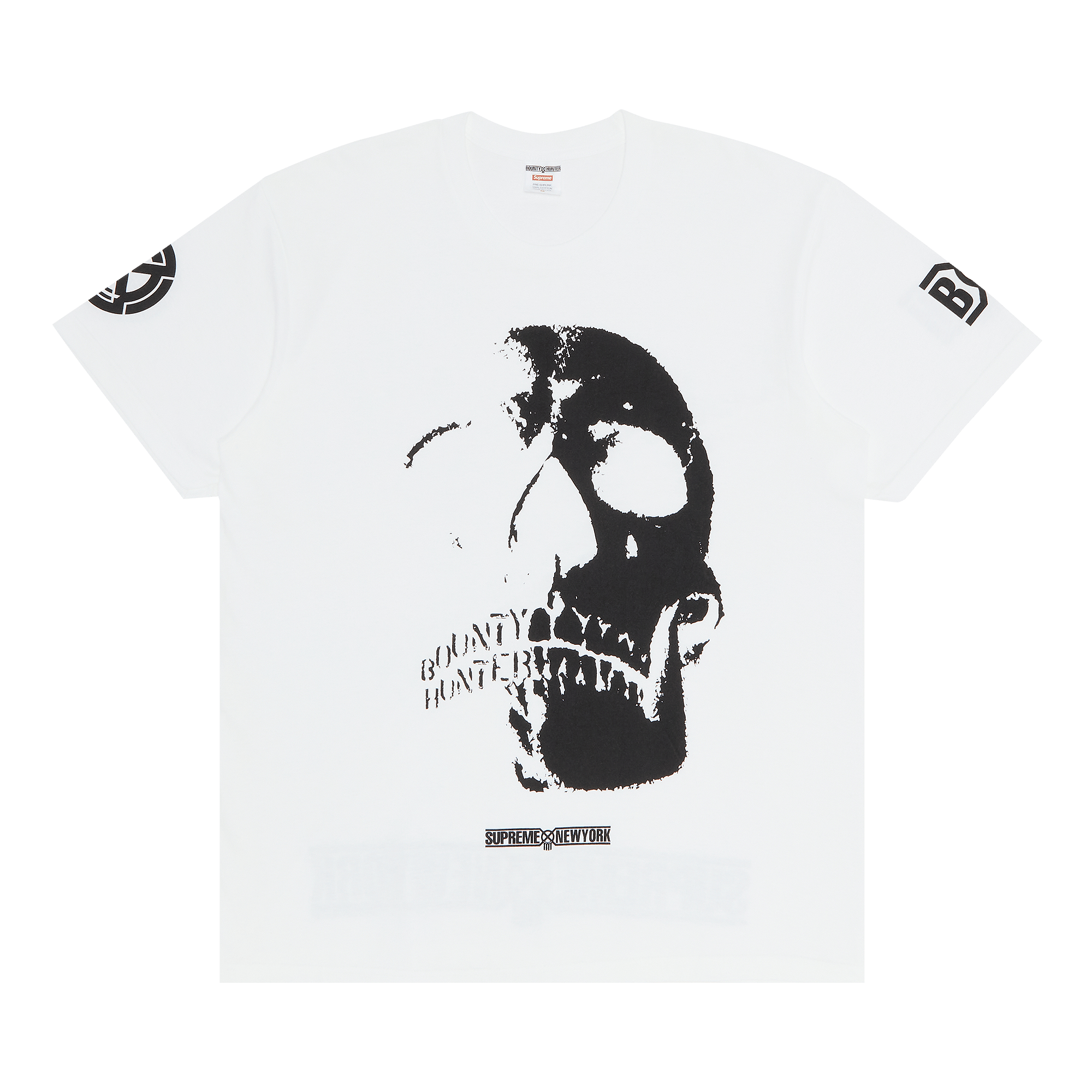 Supreme x Bounty Hunter Skulls Tee 'White'