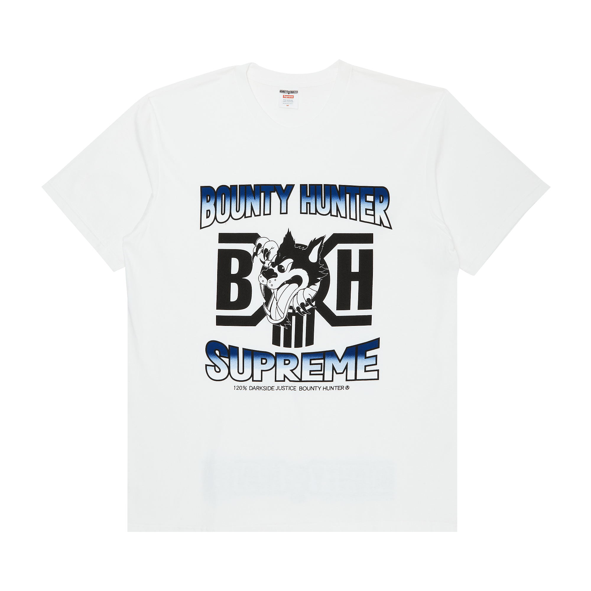 Supreme x Bounty Hunter Wolf Tee 'White'