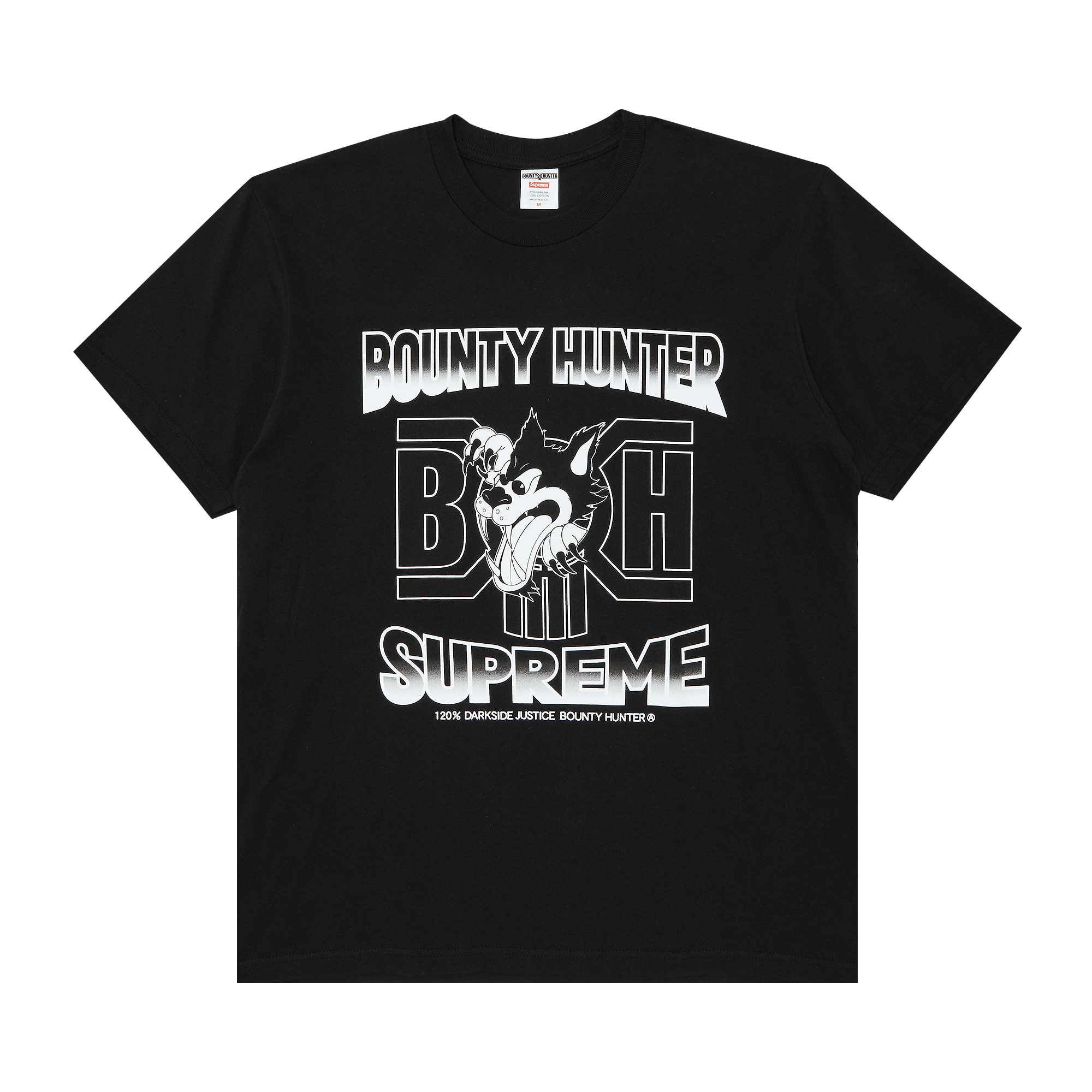 Supreme x Bounty Hunter Wolf Tee 'Black'