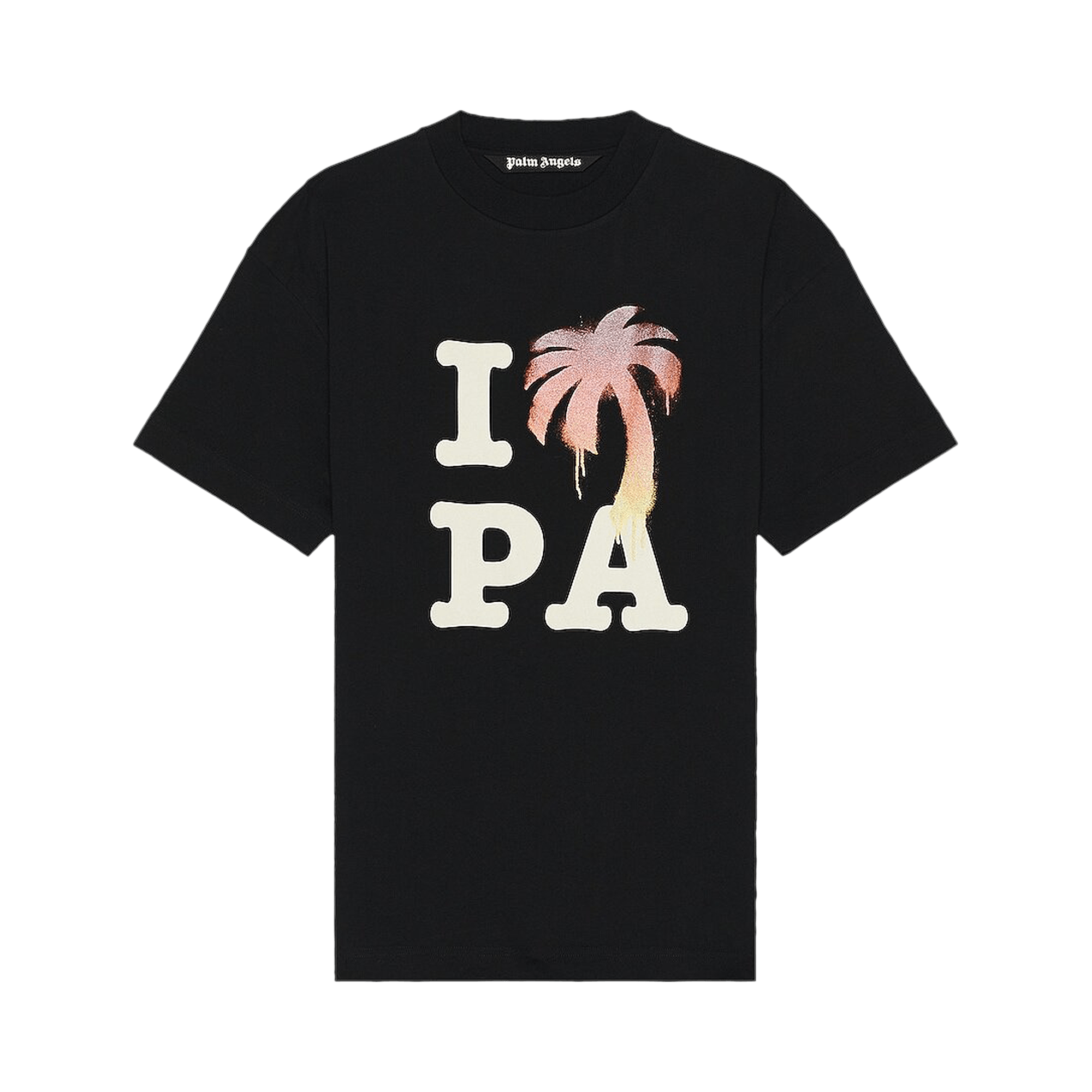 Palm Angels I Love PA Tee 'Black/Red'
