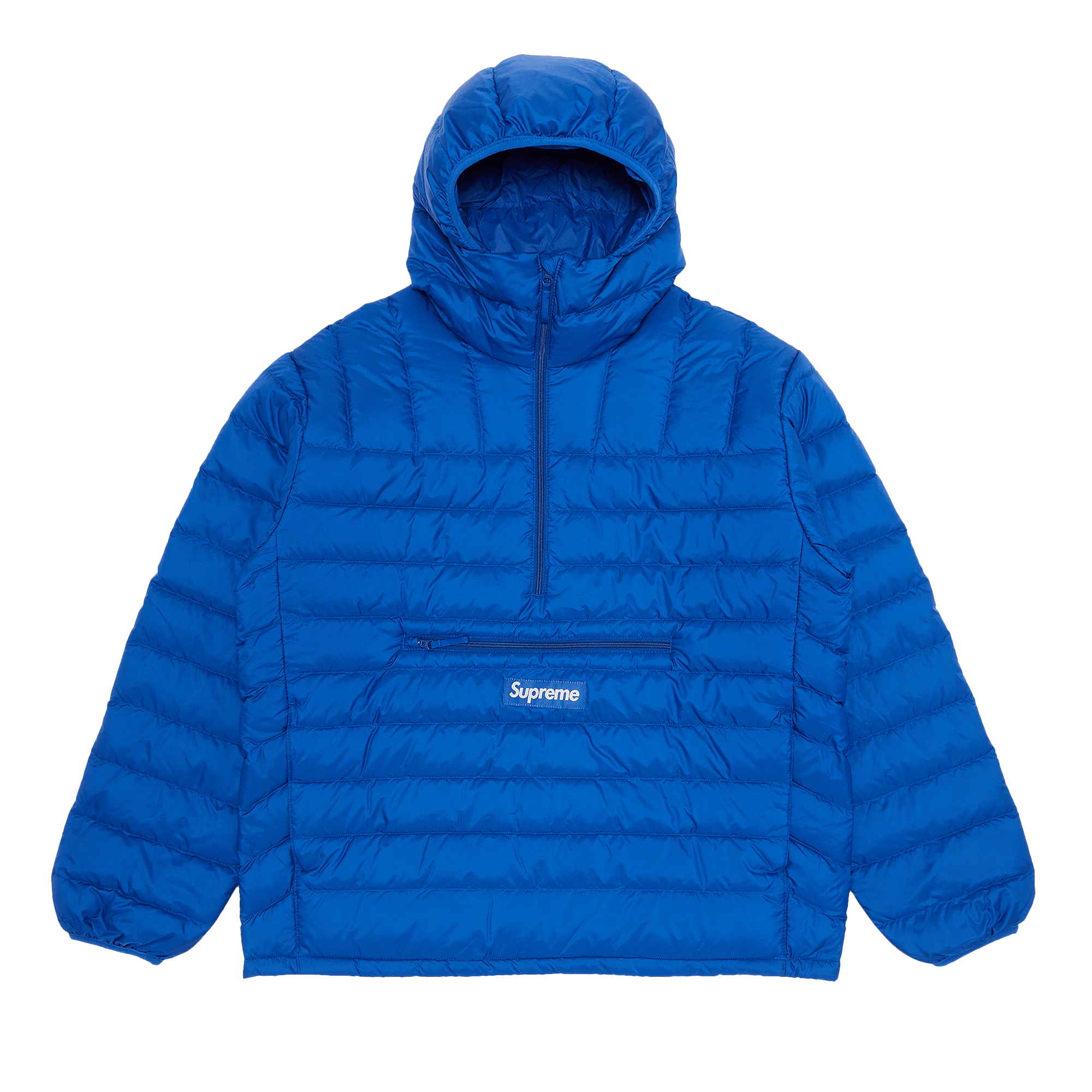 Supreme Micro Down Half Zip Hooded Pullover 'Royal'